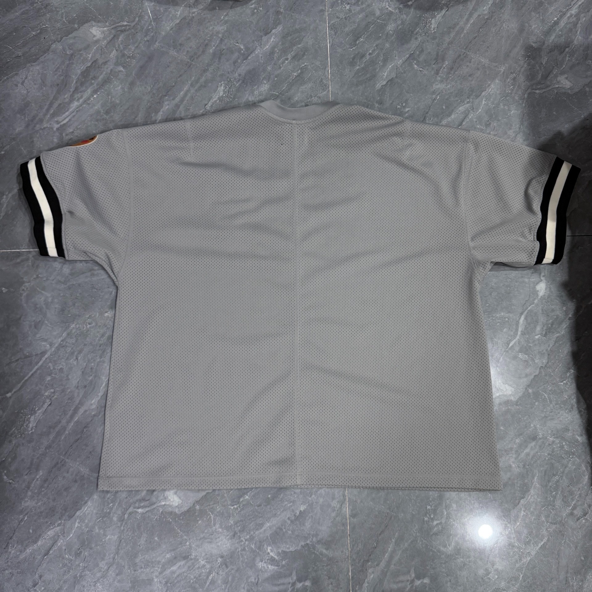Fear of God 5th Gray Mesh Short Sleeve — front