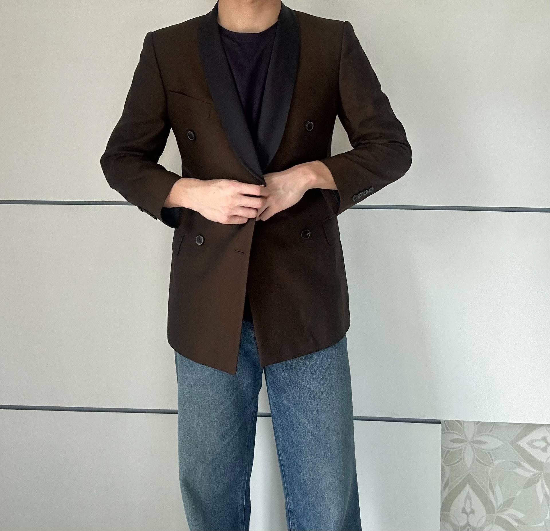 Dries Van Noten 09AW Double-Breasted Blazer — label