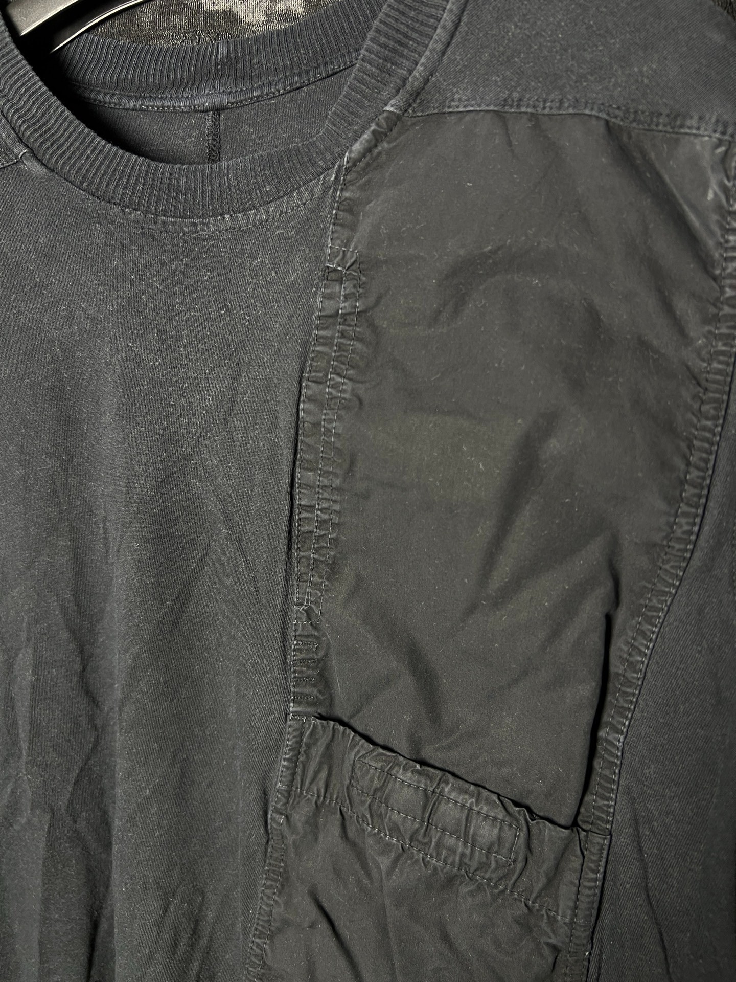 Rick Owens 16SS Side Pocket T-Shirt — front