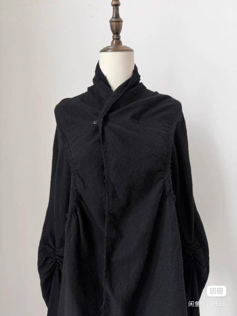 Comme des Garcons 2003 Deformed Wool Top — back