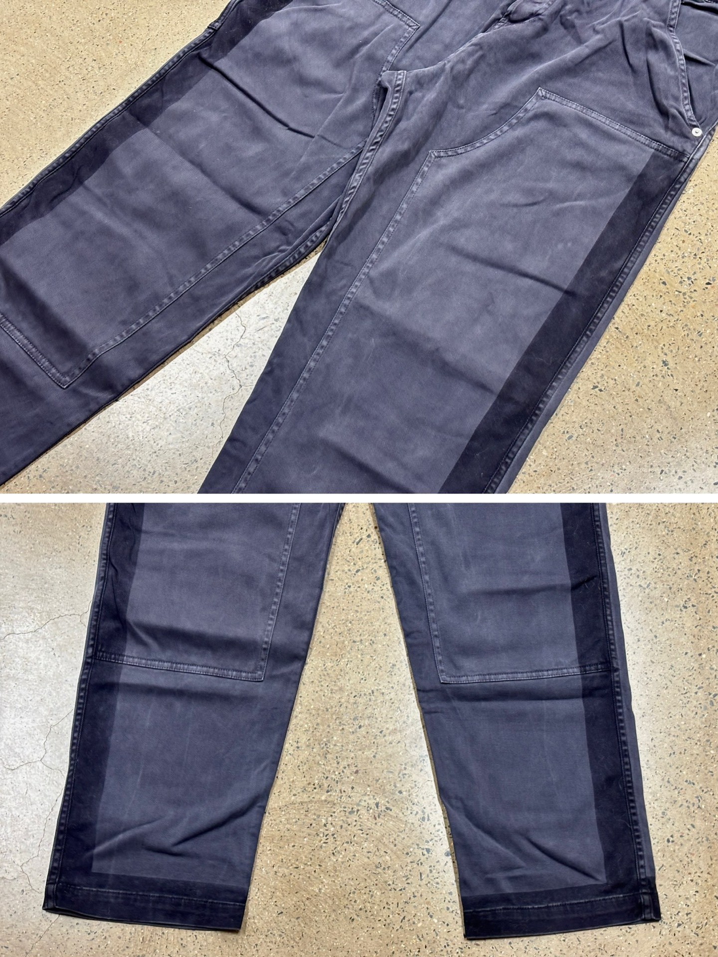 Dior Double Knee Work Pants — back