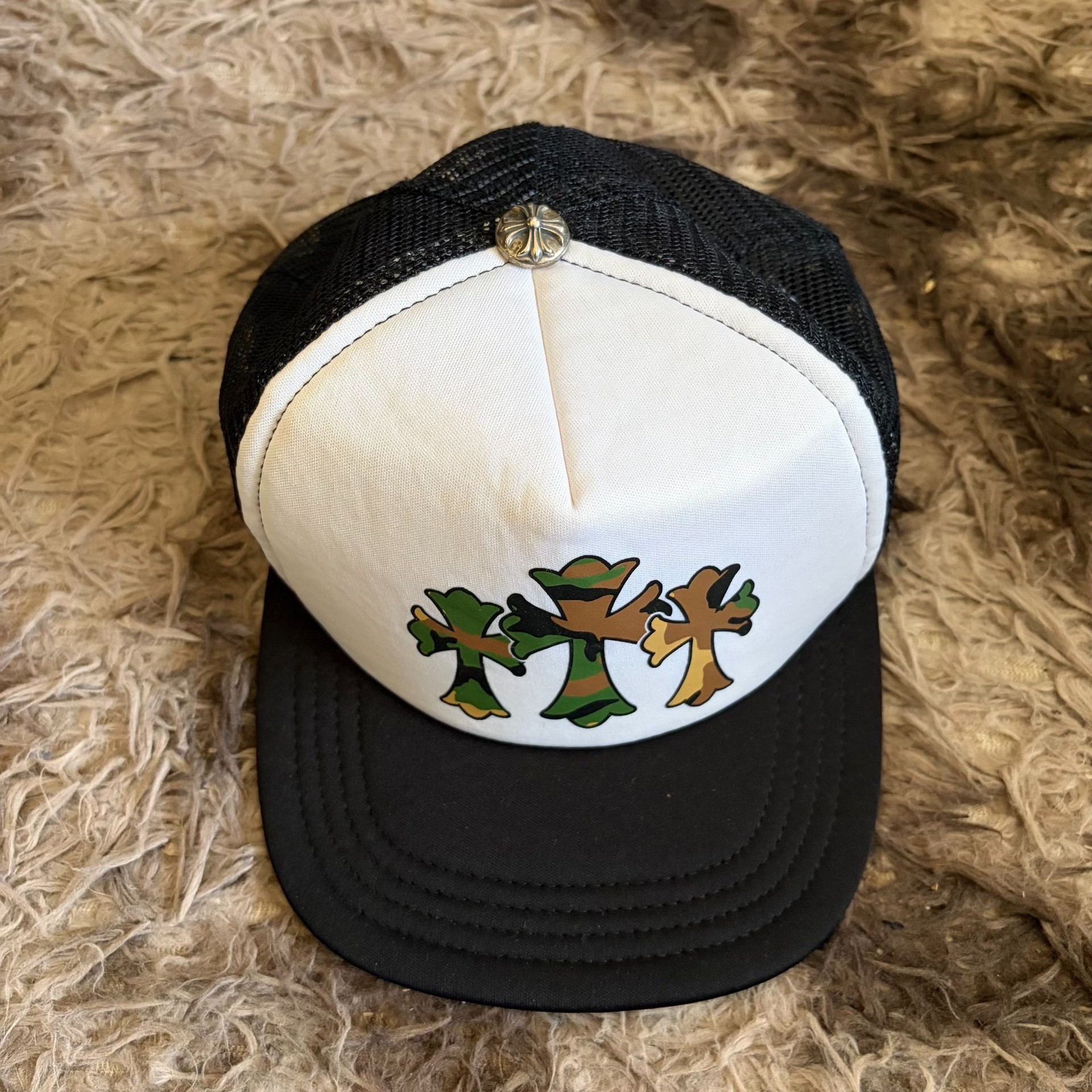 Chrome Hearts Camo Trucker Cap