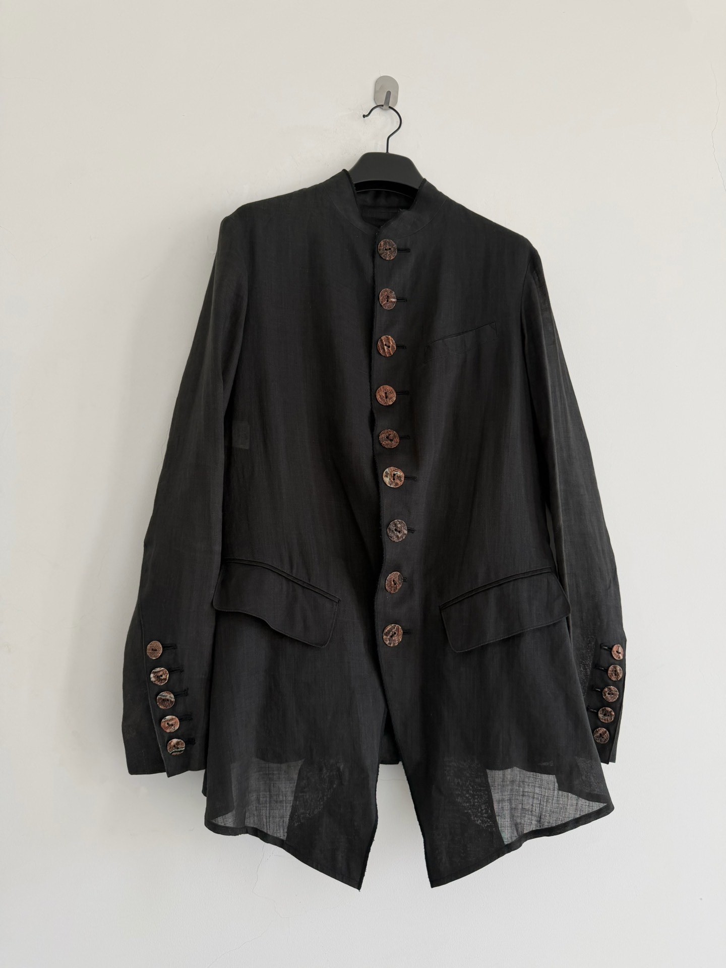 Jean Paul Gaultier 1994 Runway Linen Top — back