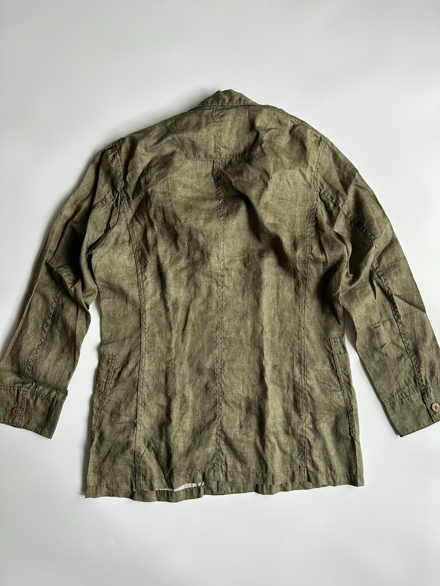 Y's Yohji Yamamoto Olive Green Jacket — label