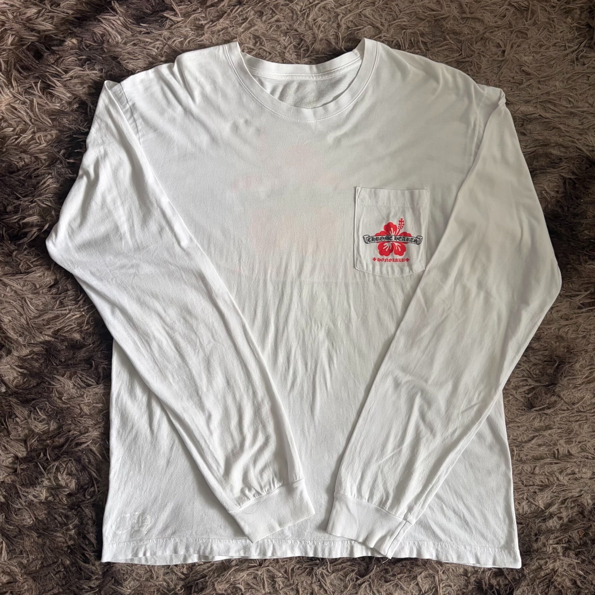 Chrome Hearts White Long Sleeve Hawaii Limited