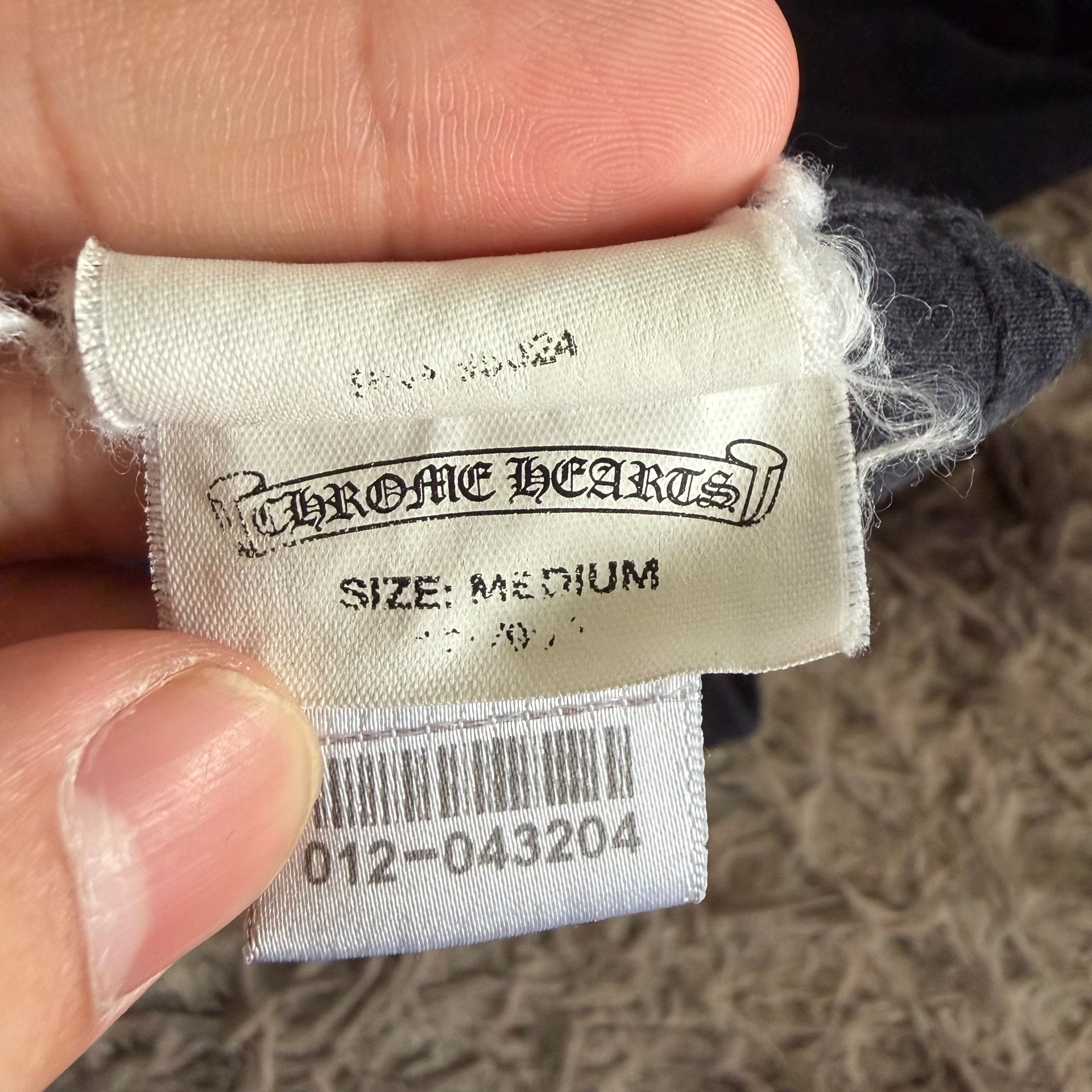 Chrome Hearts Black Short-Sleeve Tee — back