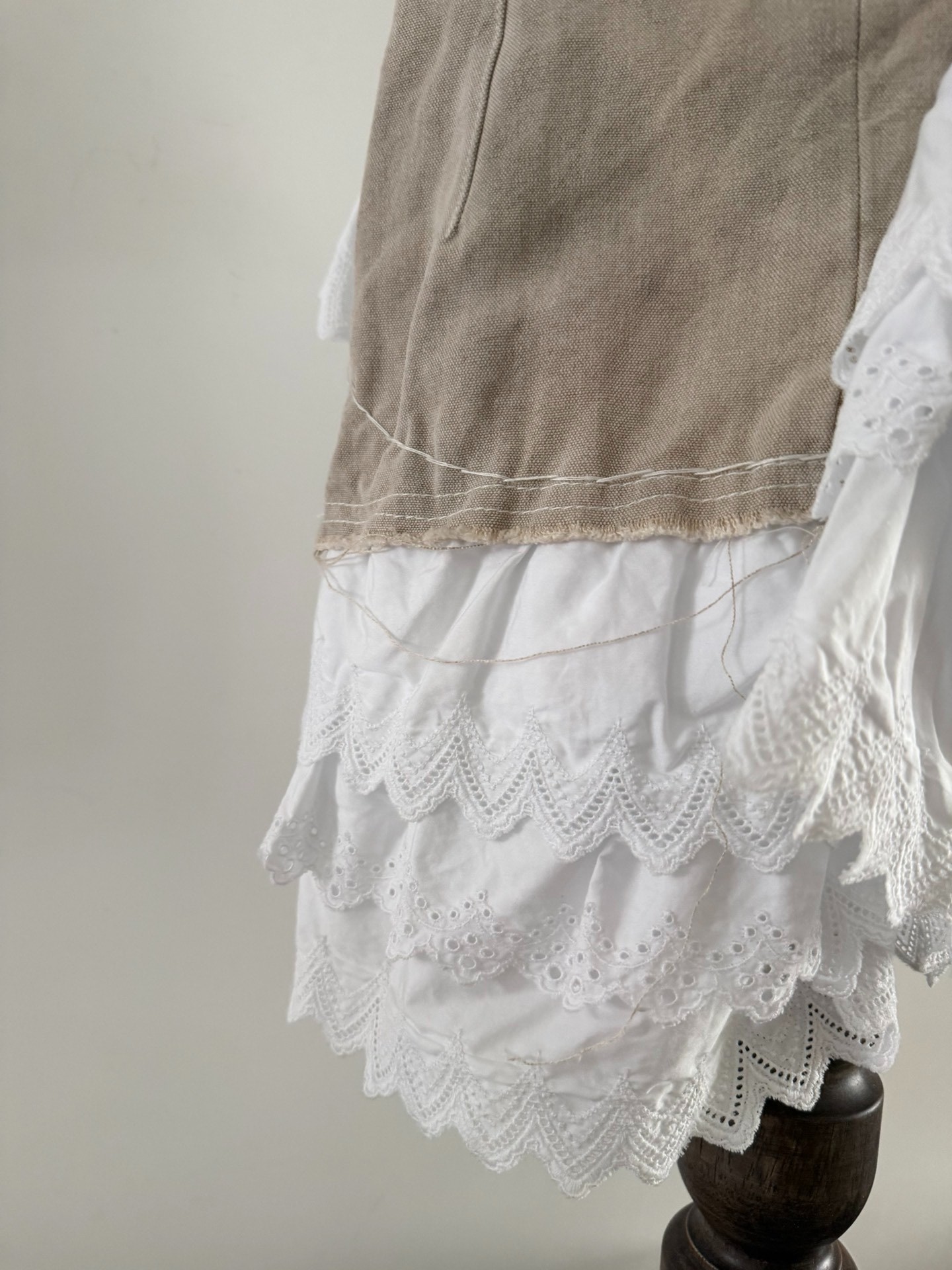 Junya Watanabe CDG 09SS Lace Skirt — detail