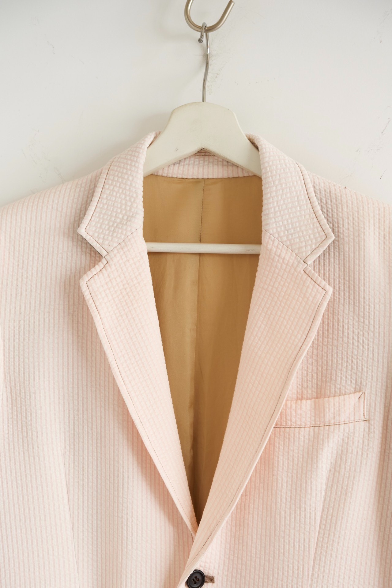 Sulvam 18ss Bubble Cotton Tear Coat — detail