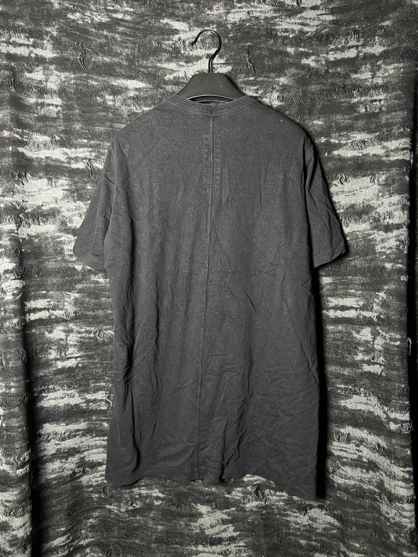 Rick Owens 19FW Shoulder Strap Metal Buckle T-Shirt — detail