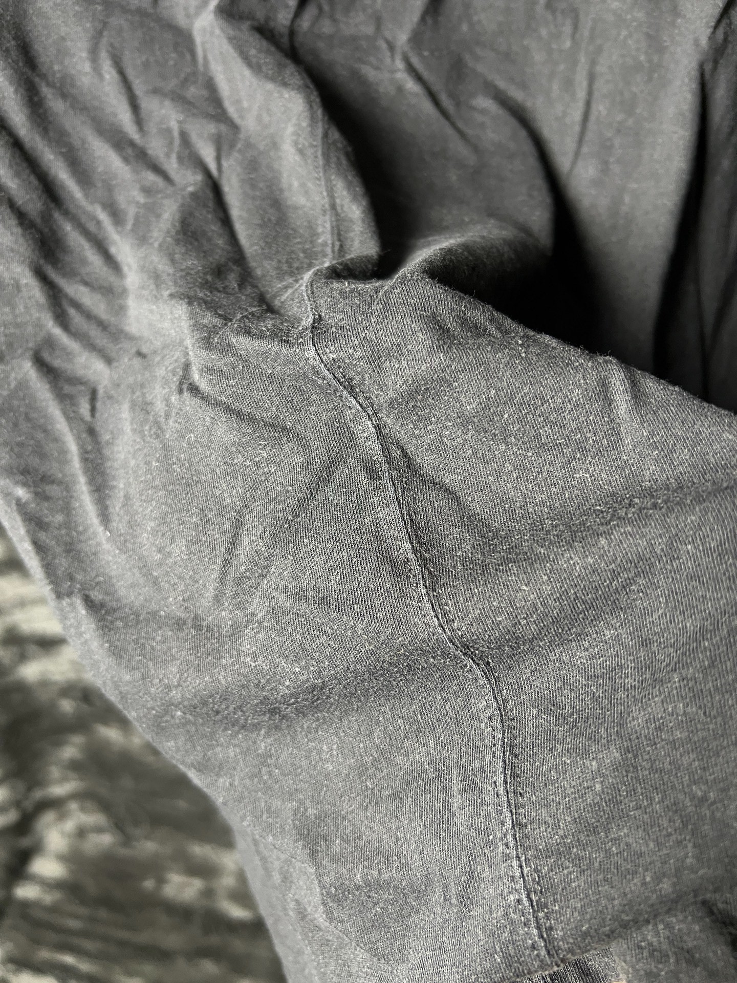 Rick Owens 19FW Shoulder Strap Metal Buckle T-Shirt — back