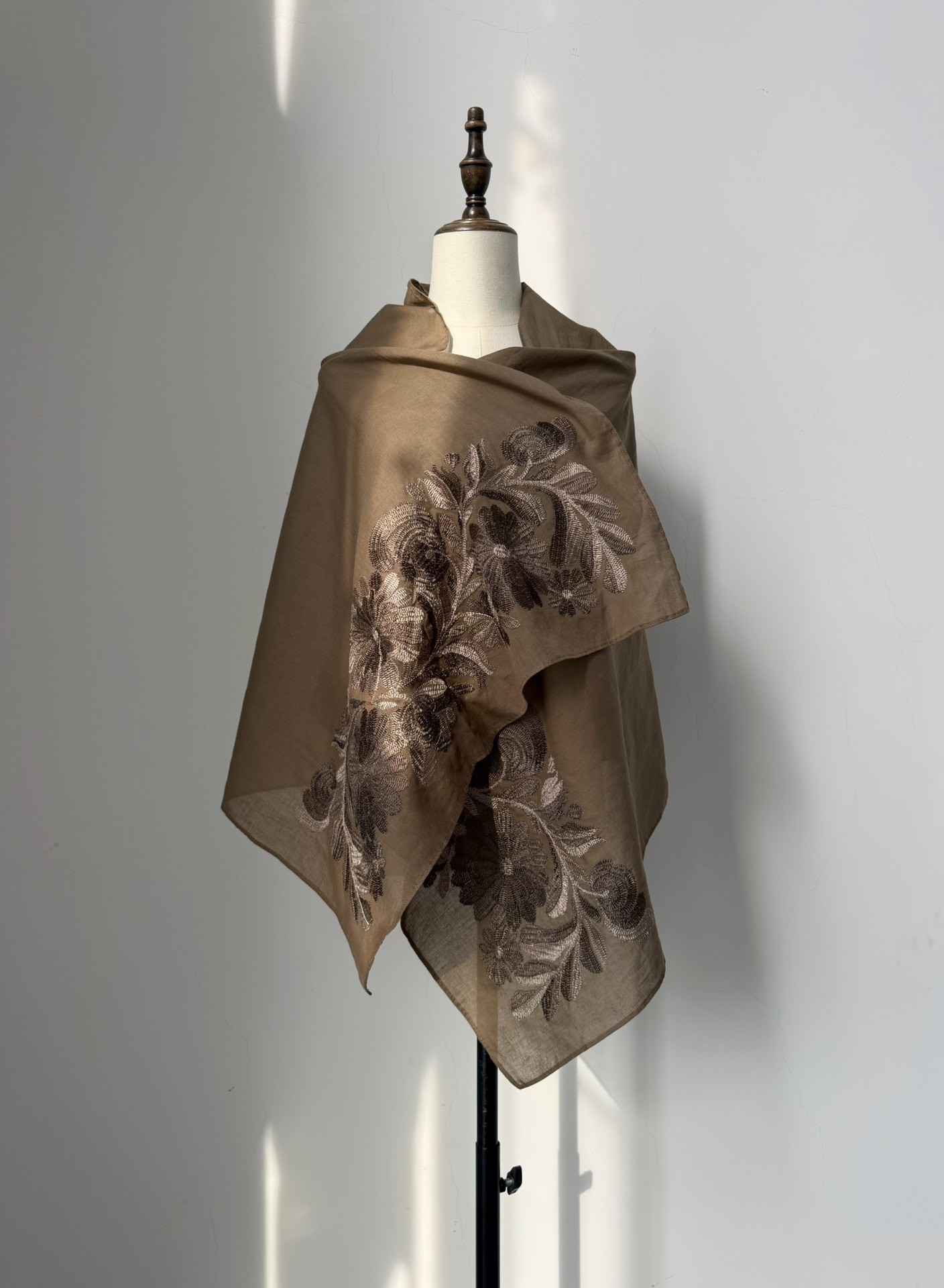 Comme des Garcons Tricot Embroidered Shawl
