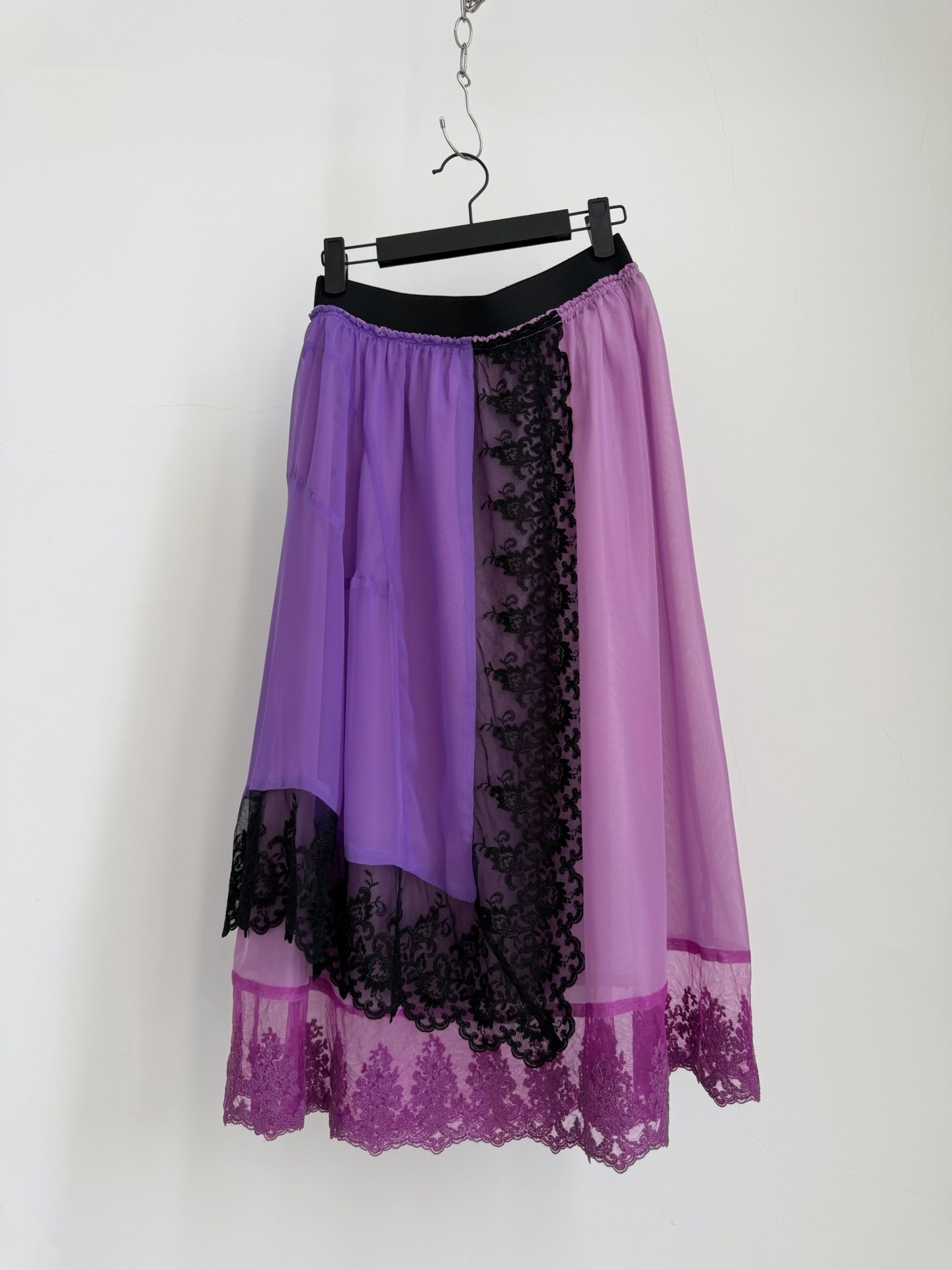 Comme des Garcons 2001 Lace Midi Skirt