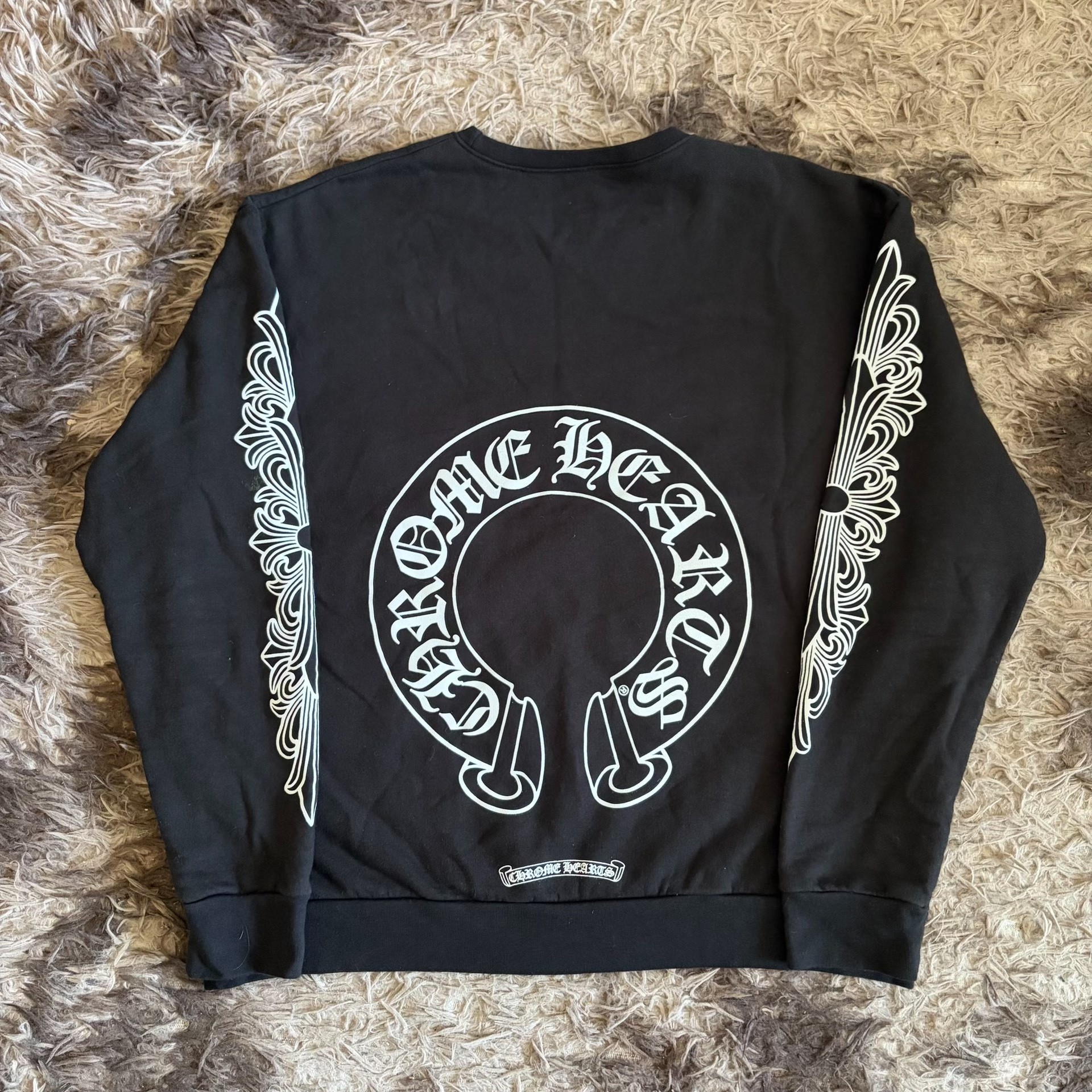 Chrome Hearts Black Long Sleeve Sweatshirt — front