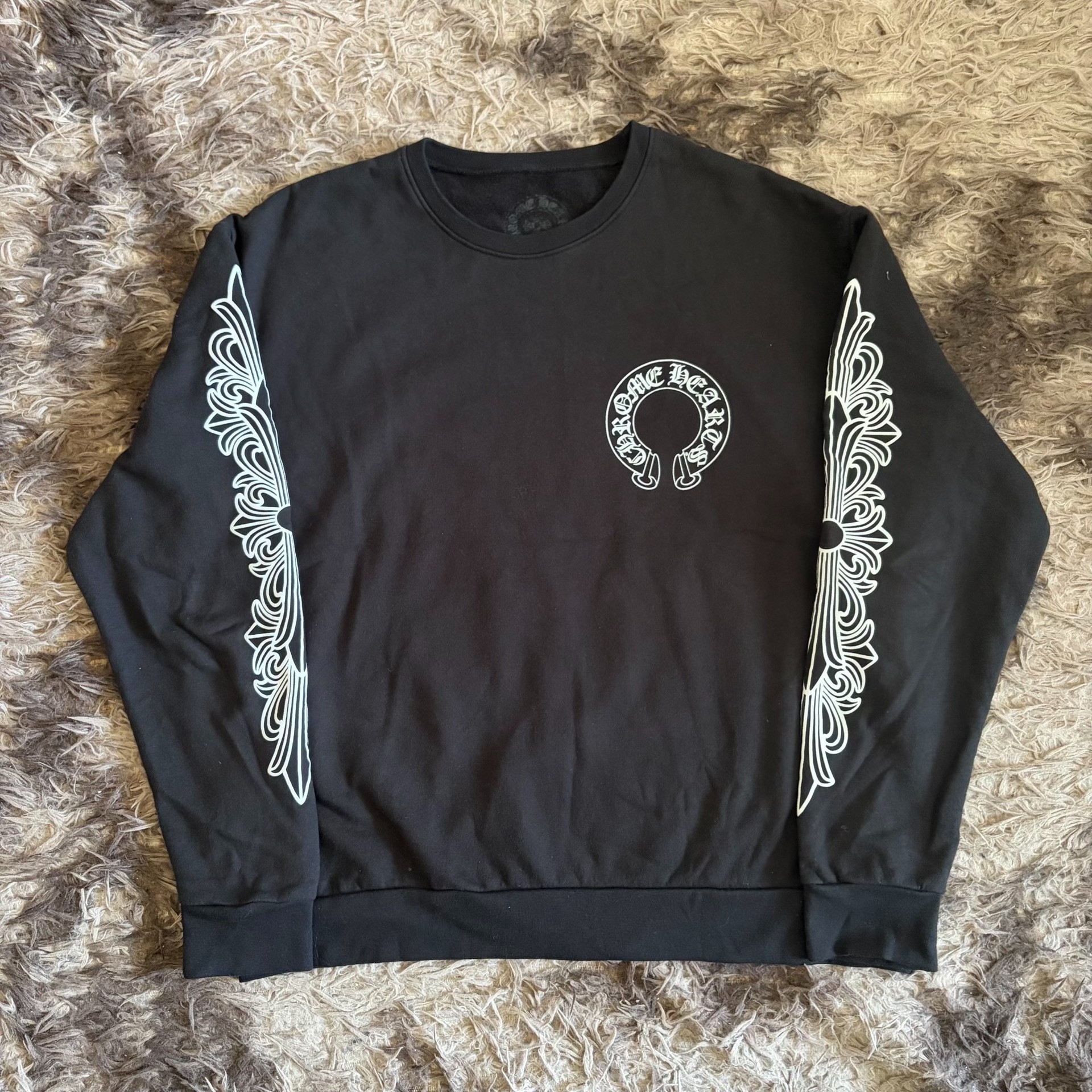 Chrome Hearts Black Long Sleeve Sweatshirt