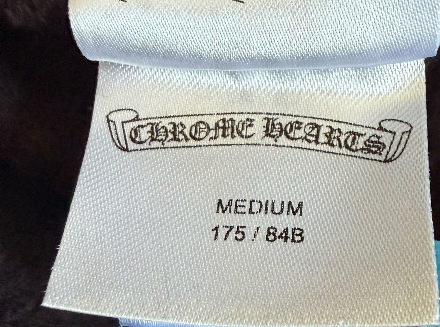 Chrome Hearts Black Long Sleeve Sweatshirt — back