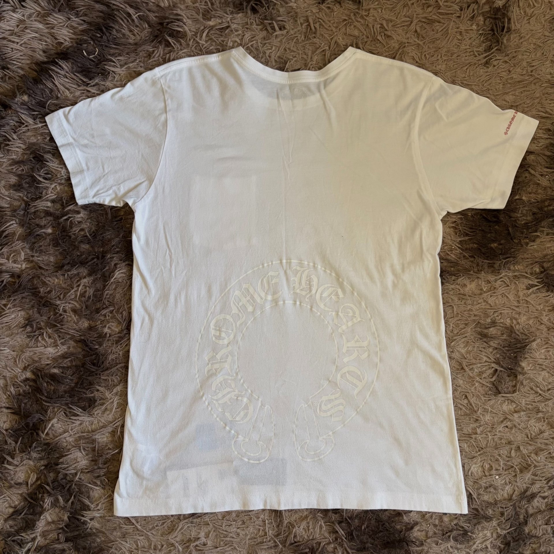 Chrome Hearts White Short Sleeve Tee — detail