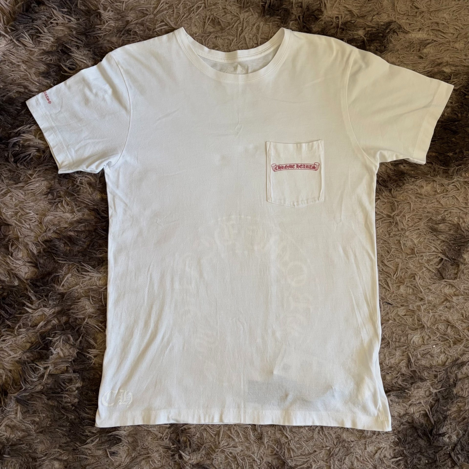 Chrome Hearts White Short Sleeve Tee