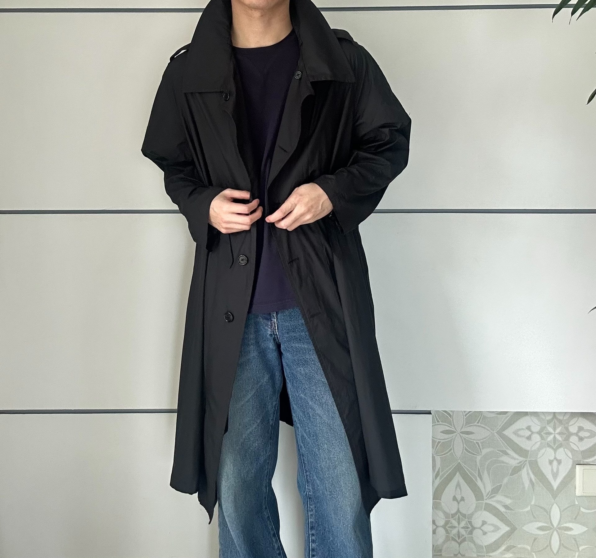 Ann Demeulemeester 04AW Coat — label
