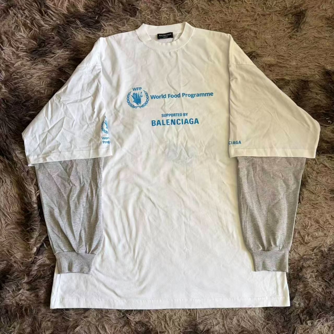 Balenciaga x WFP FW22 Long Sleeve Tee