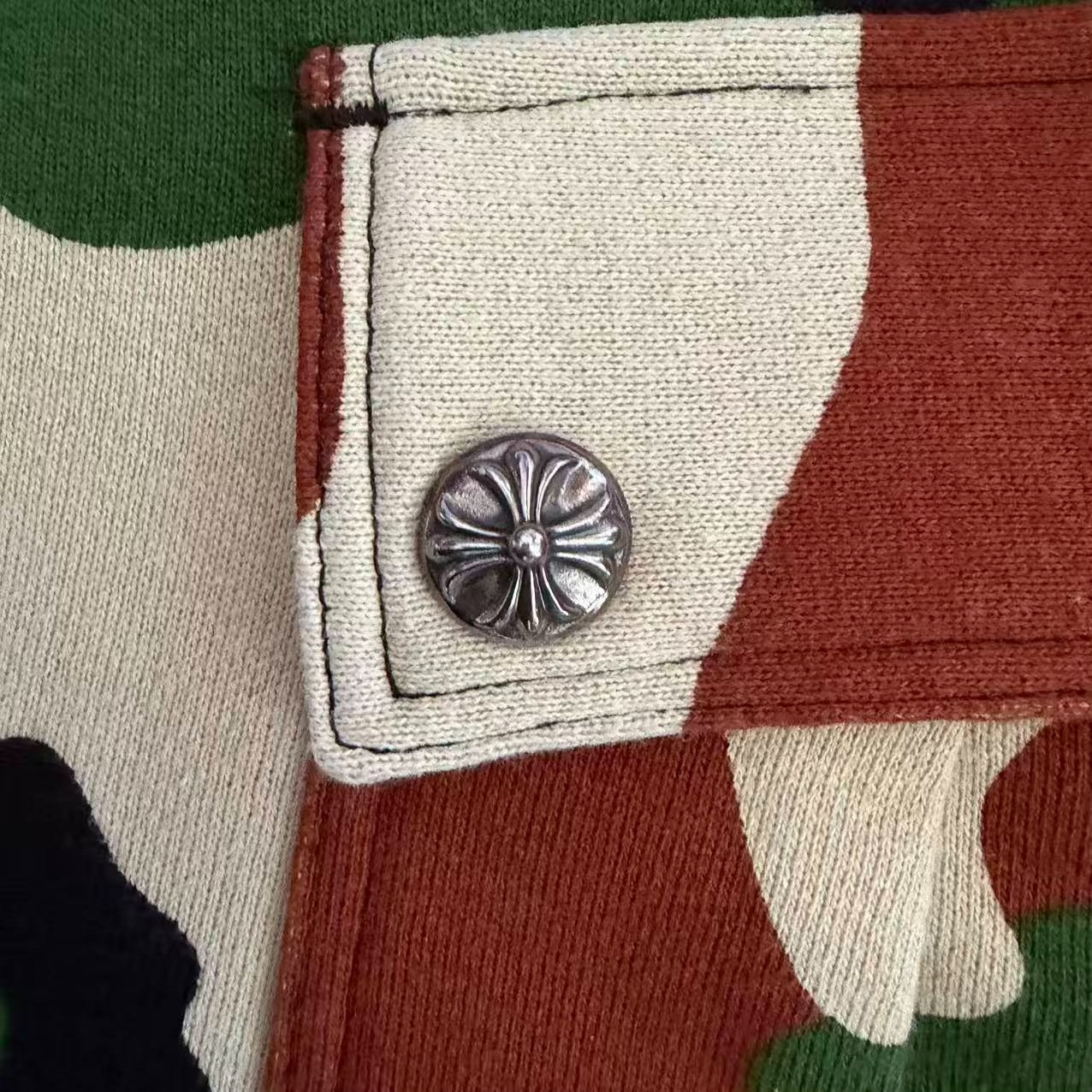 Chrome Hearts Mattyboy Camo Cargo Pants — detail