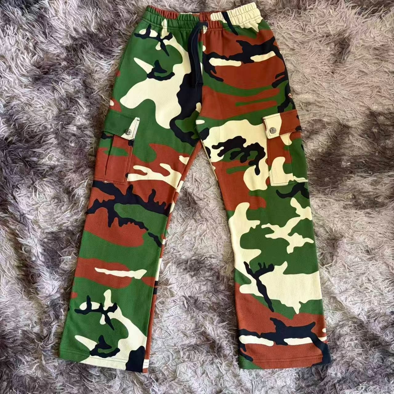 Chrome Hearts Mattyboy Camo Cargo Pants