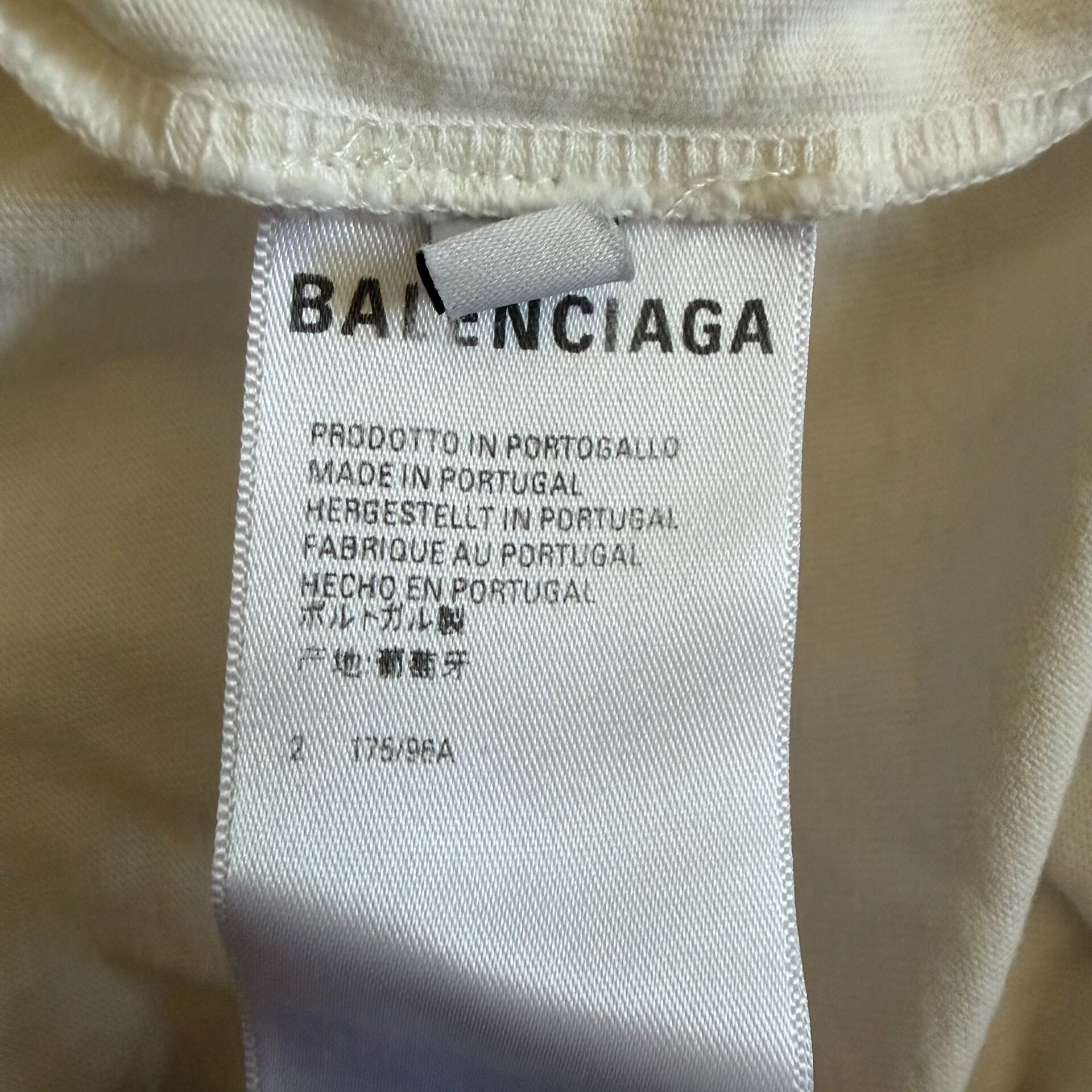 Balenciaga Apparel Rentals T-Shirt — detail