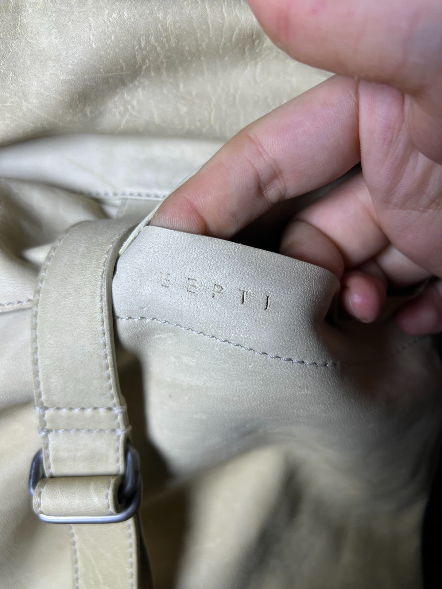 Deepti Barth German Tactical Waist Bag — label