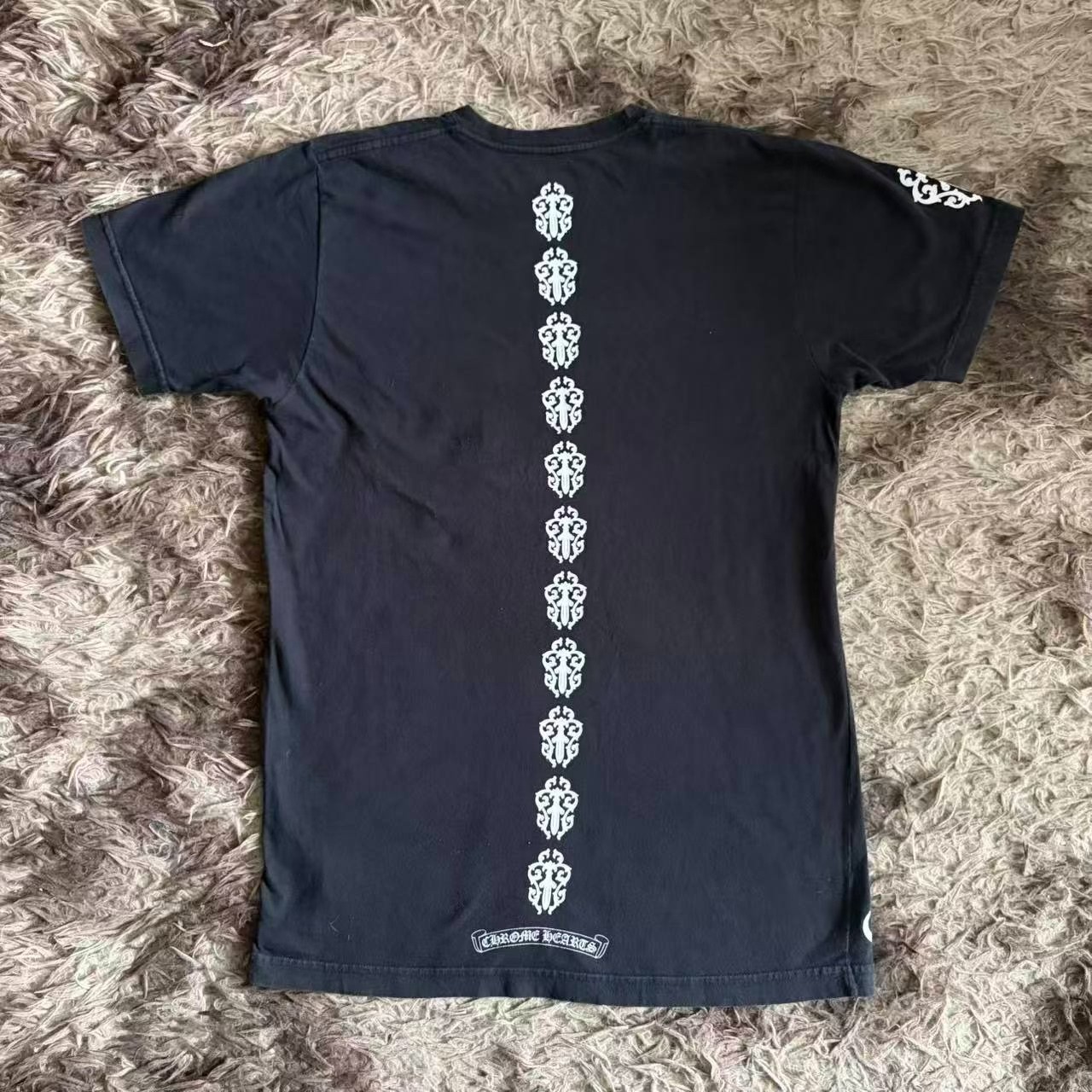 Chrome Hearts Black Sword Print Tee — front