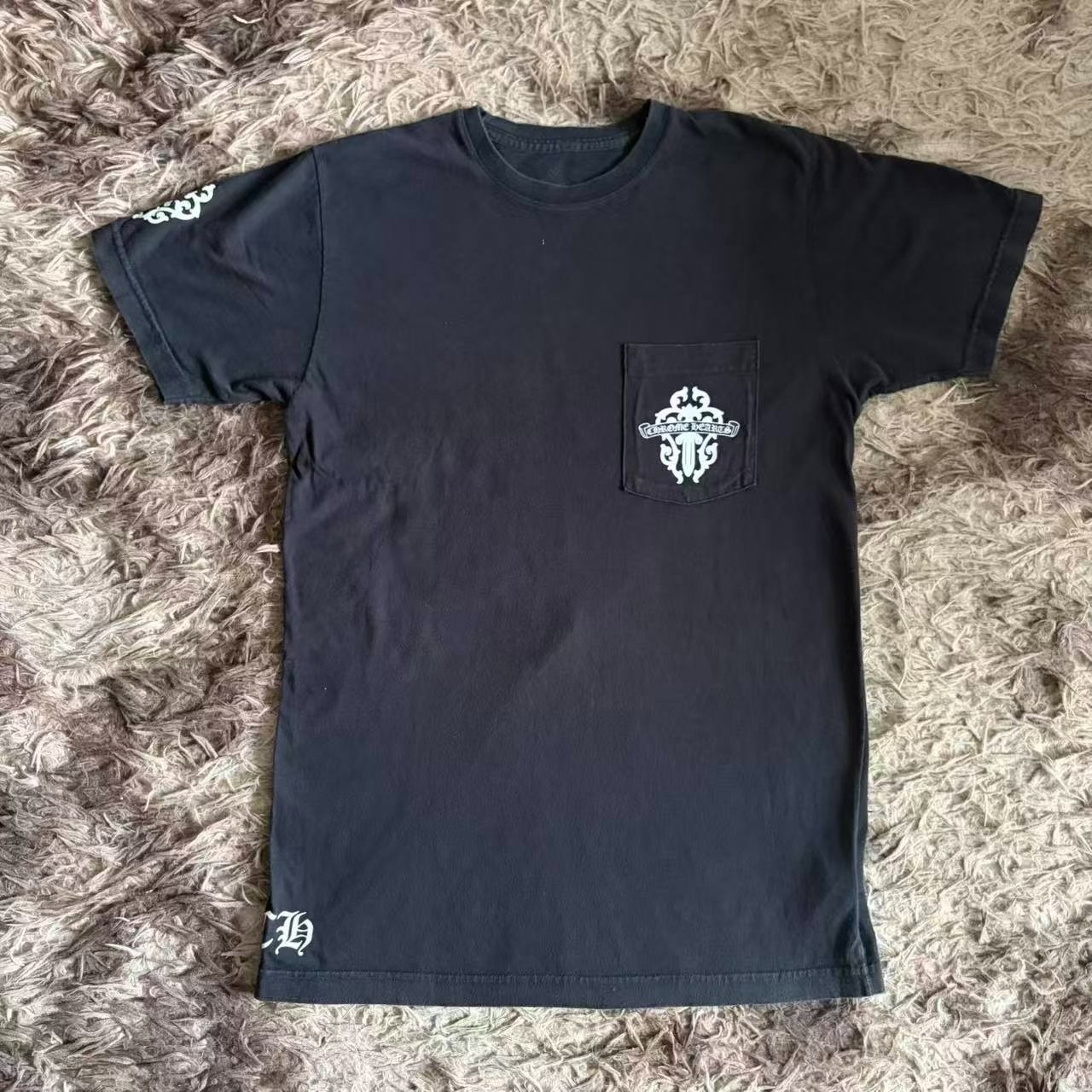 Chrome Hearts Black Sword Print Tee