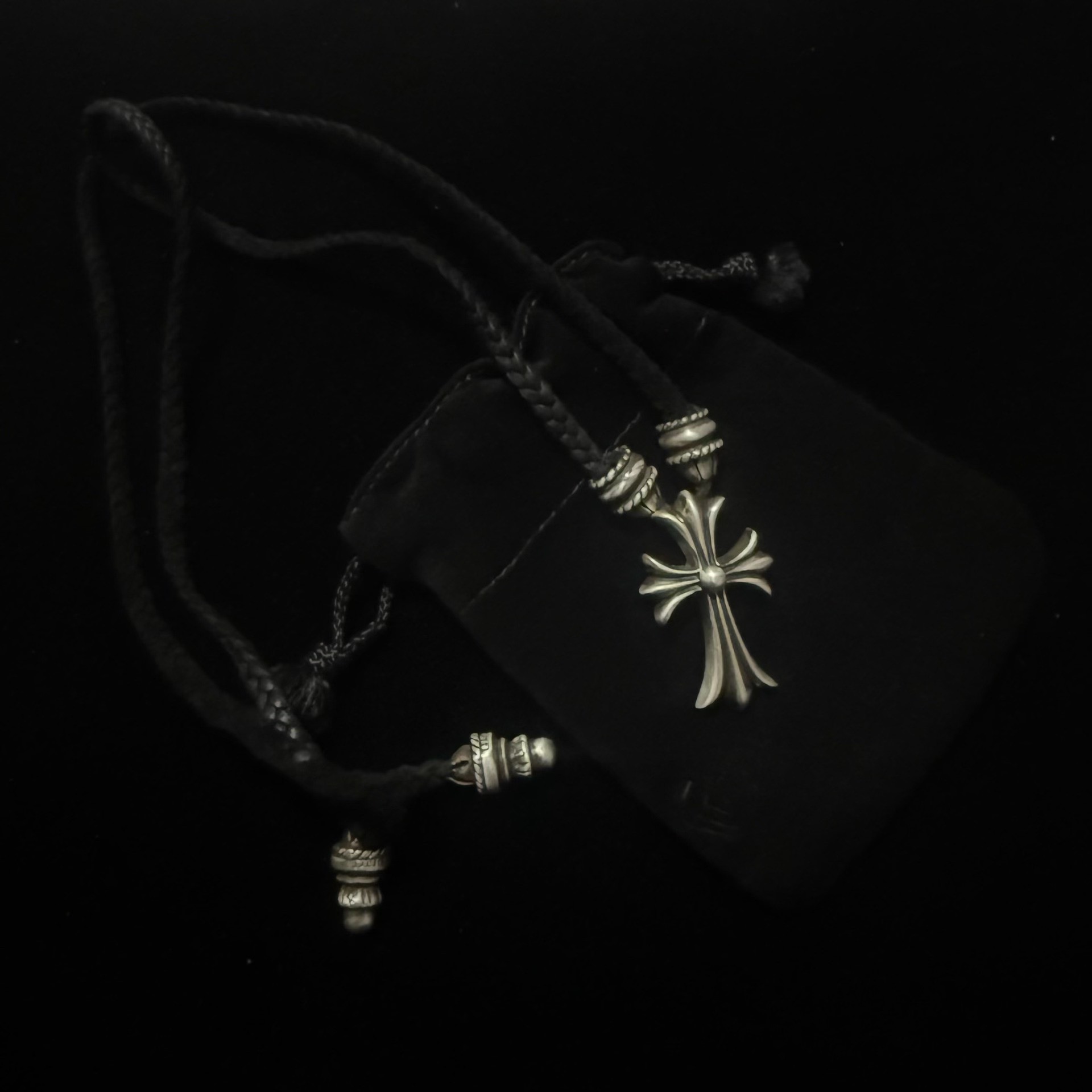 Chrome Hearts Cross Pendant with Cord