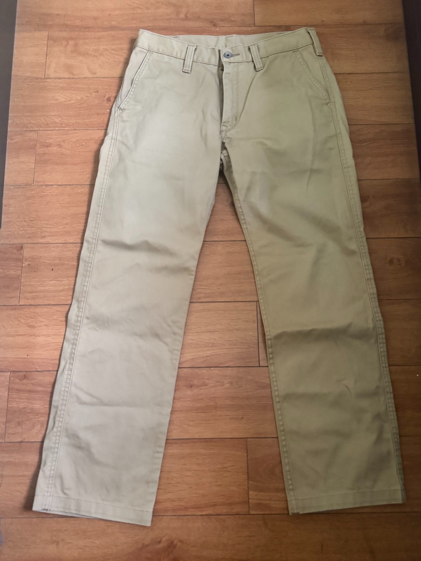 Iron Heart Beige Twill Casual Pants