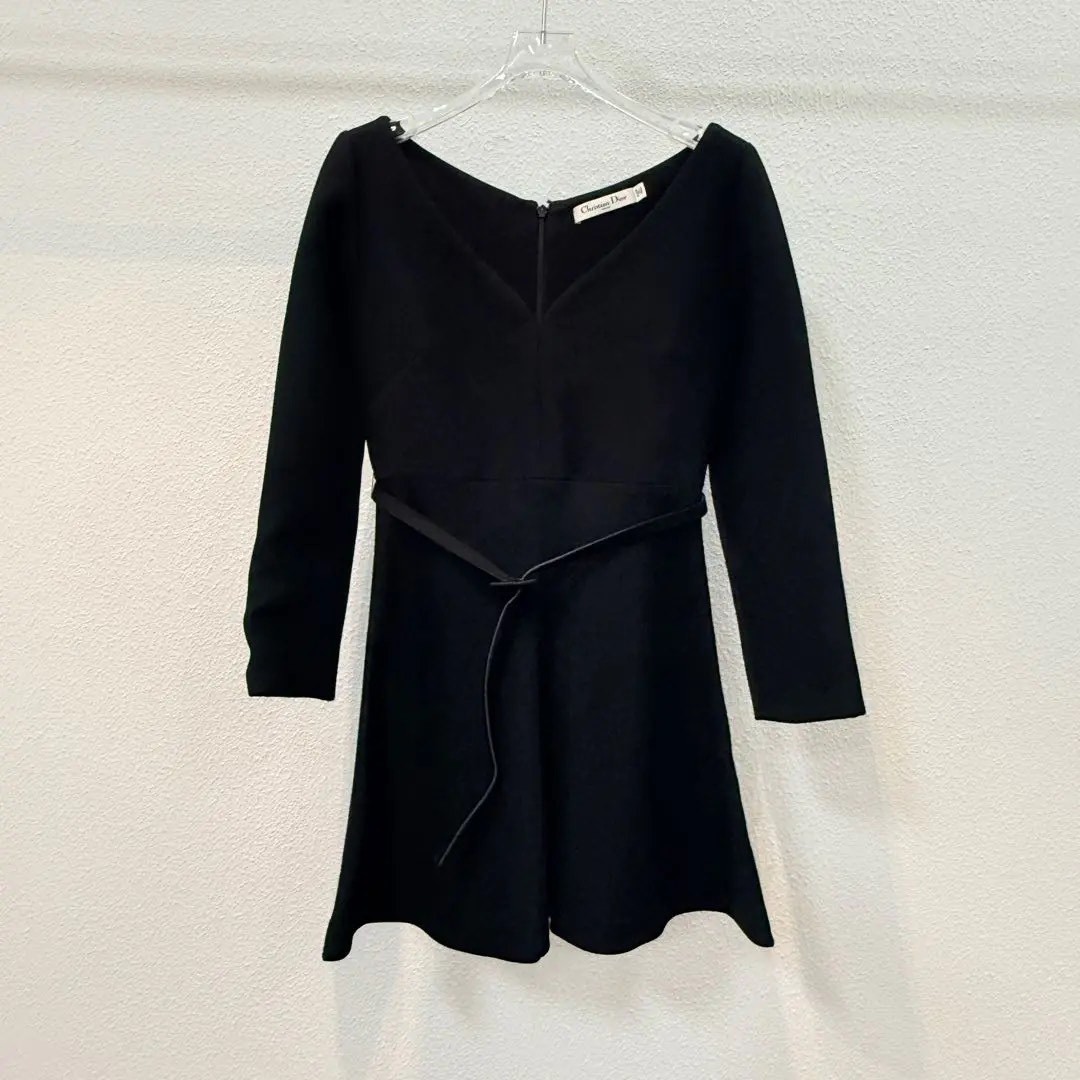 Dior Black V-Neck Dress
