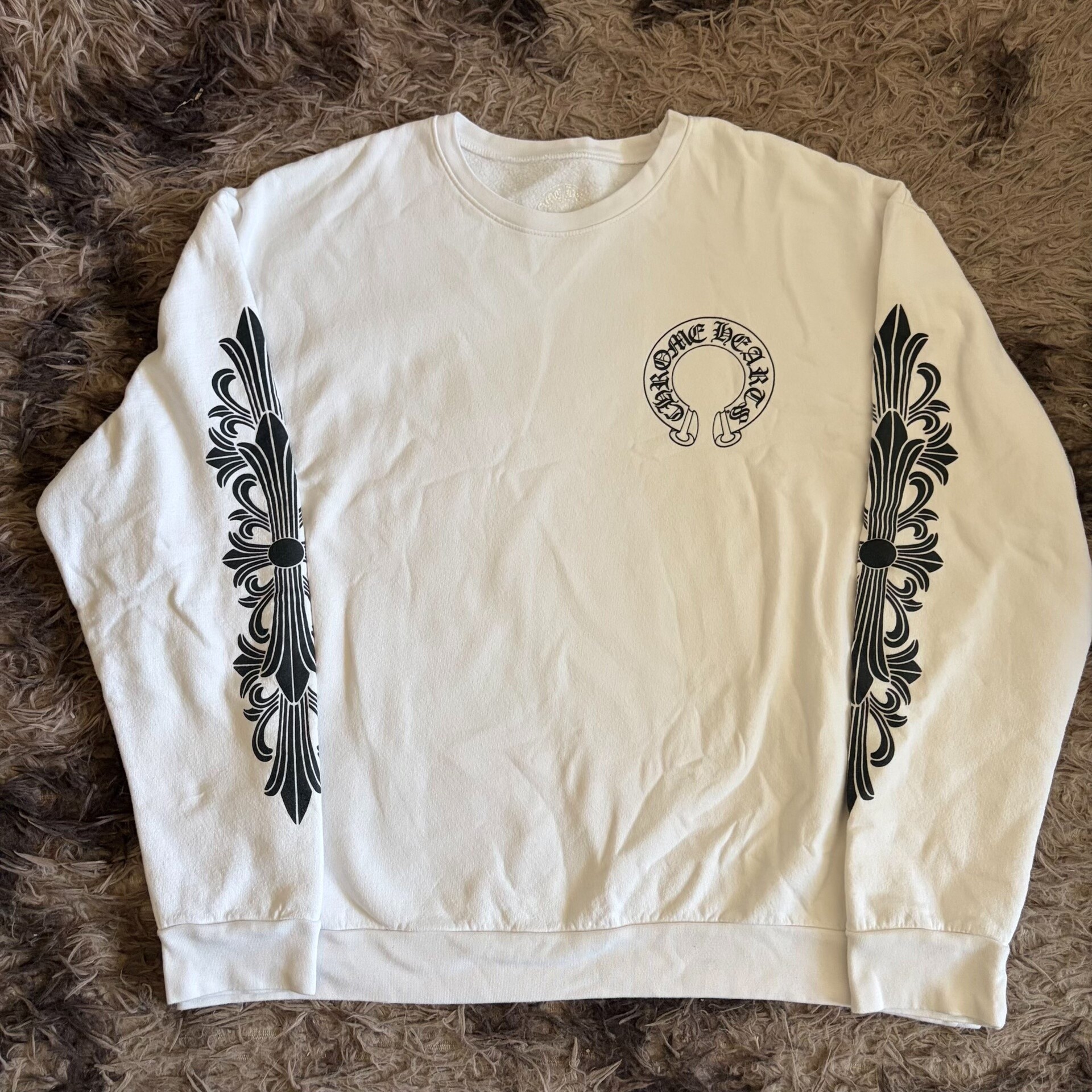 Chrome Hearts White Crewneck Sweatshirt