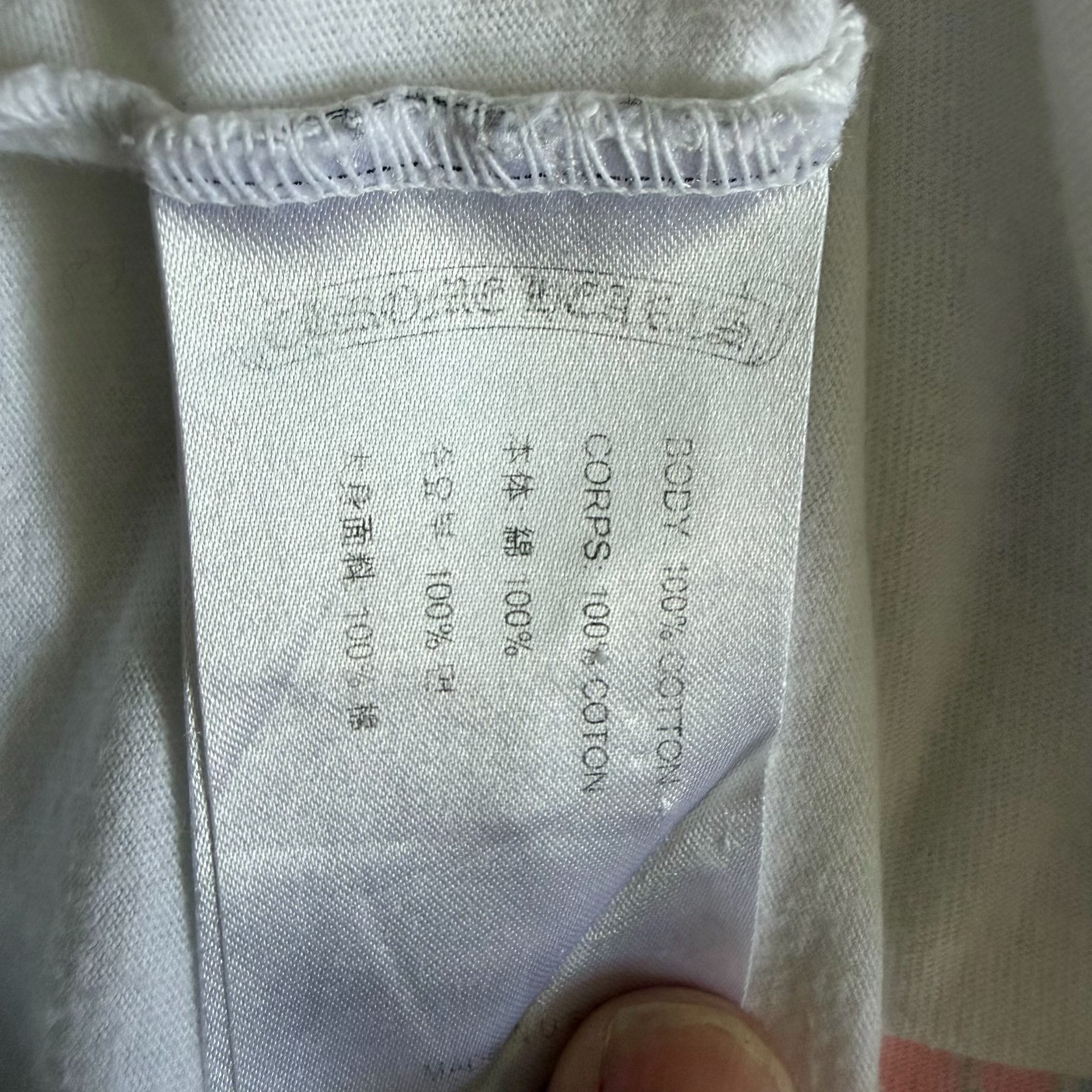 Chrome Hearts White Long-sleeve T-shirt — back