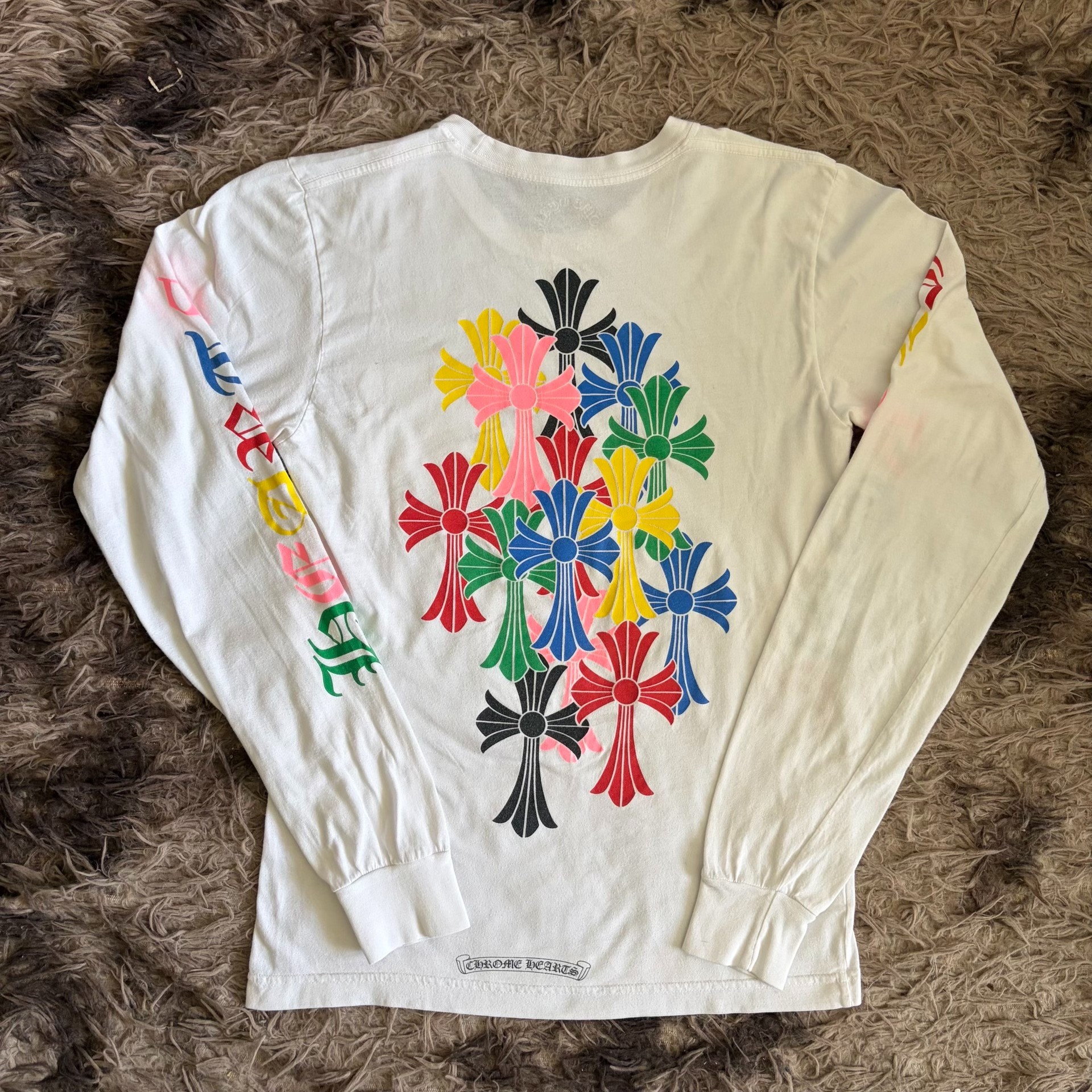 Chrome Hearts White Long-sleeve T-shirt — front
