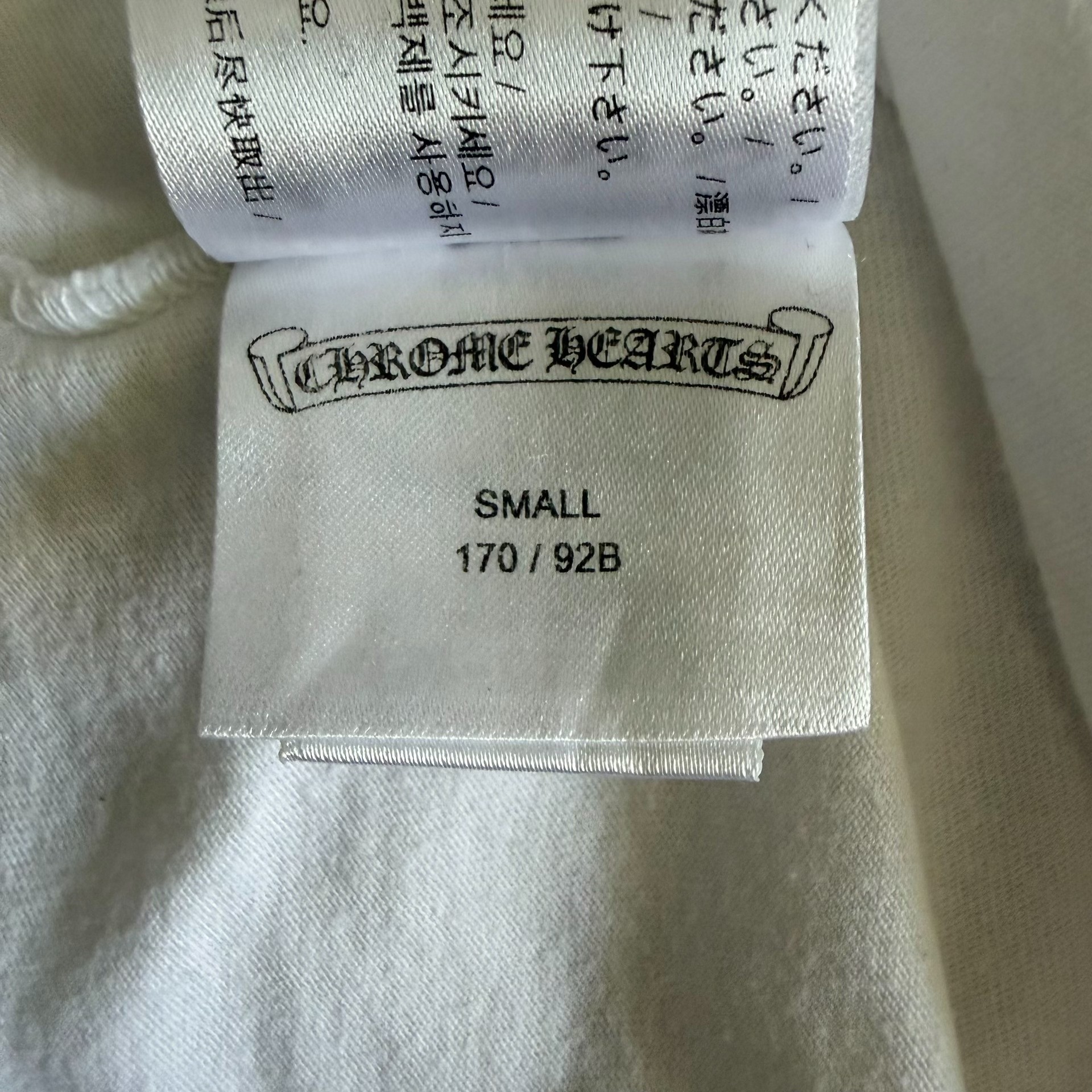 Chrome Hearts White Long-sleeve T-shirt — label