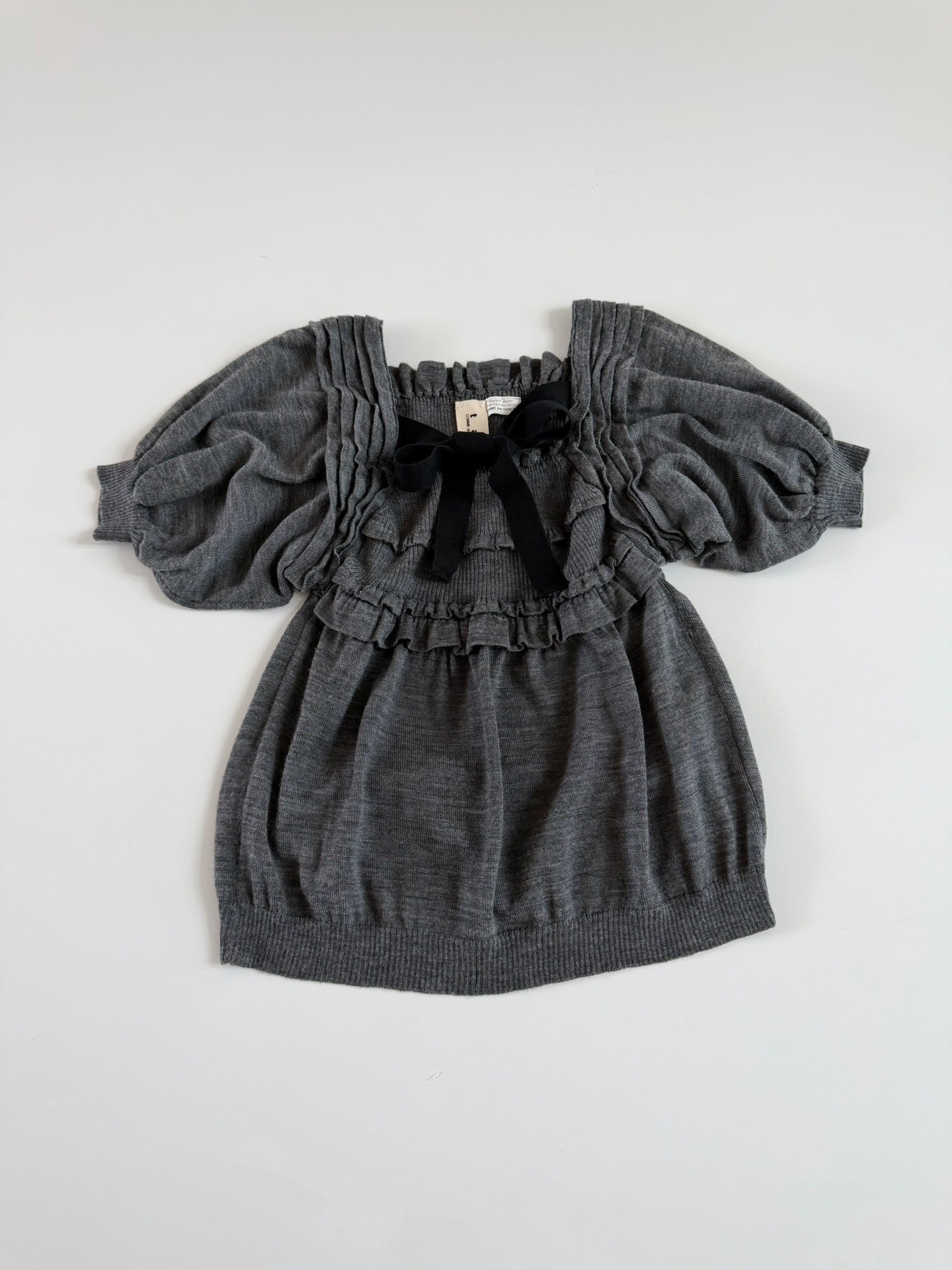 Comme des Garcons TAO Puff Sleeve Knit Top