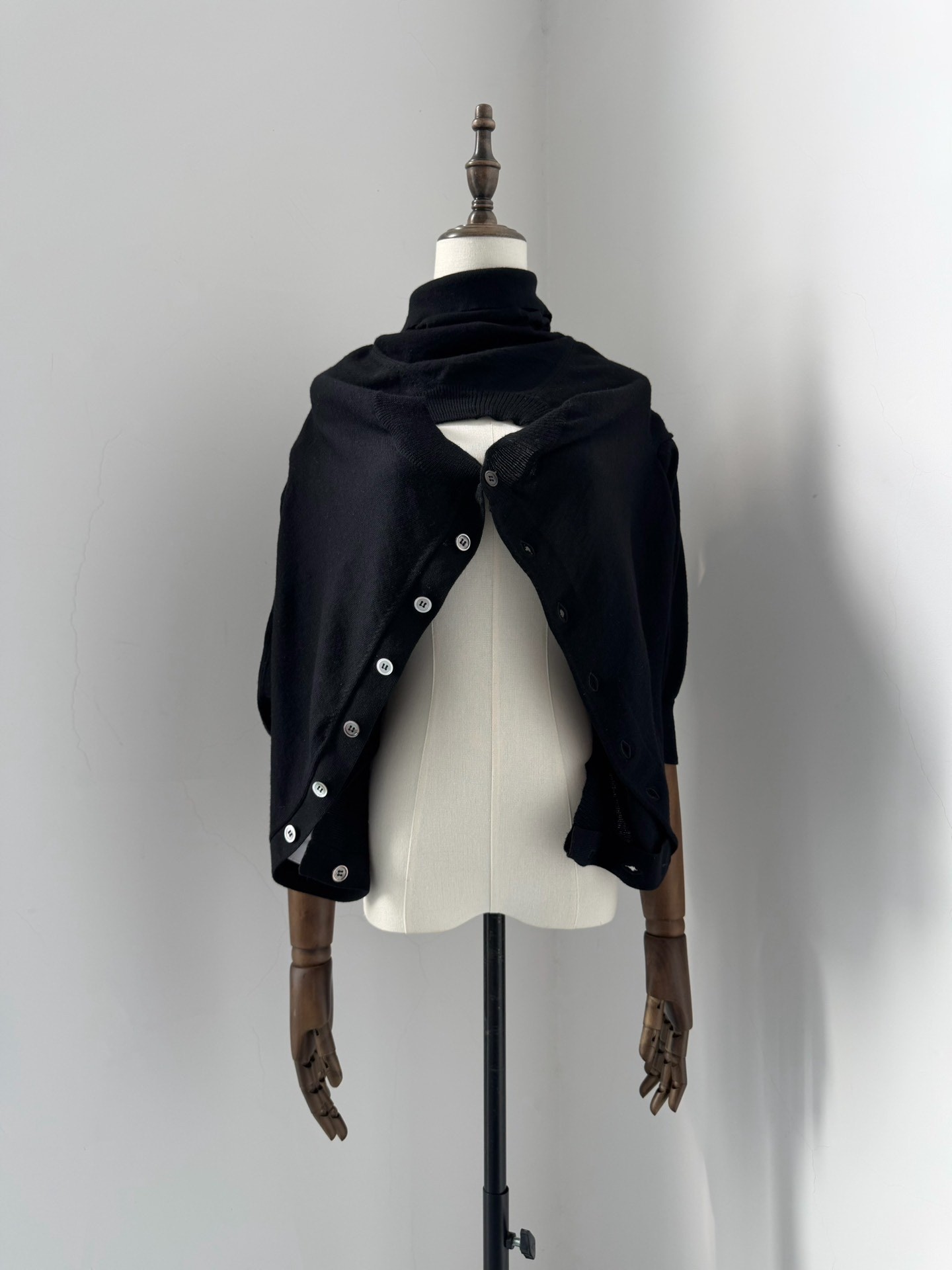 Junya Watanabe Deconstructed Knit Top — label