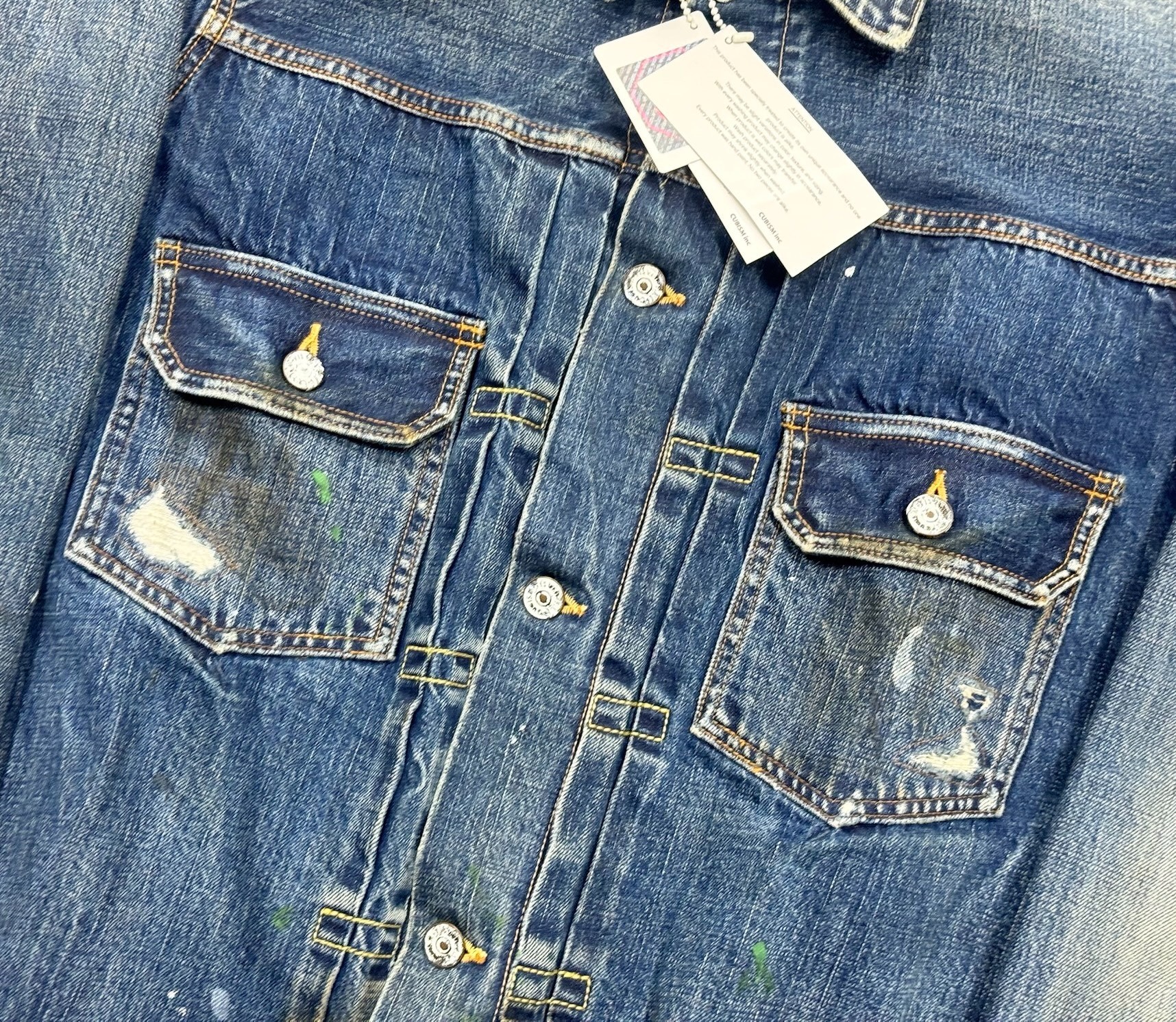 Visvim 19SS 101 Jumbo Denim Jacket — back