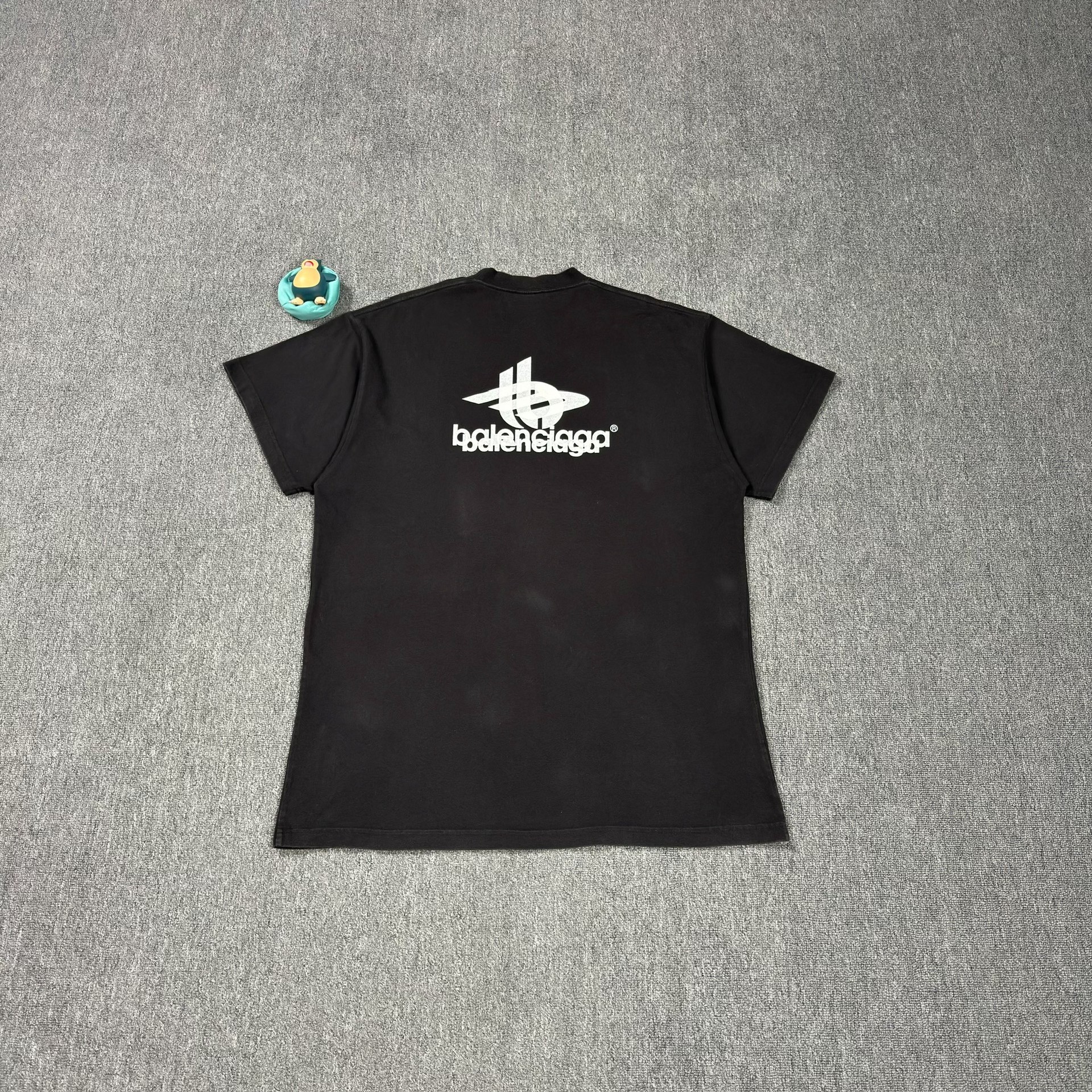Balenciaga Black Short Sleeve T-Shirt — front