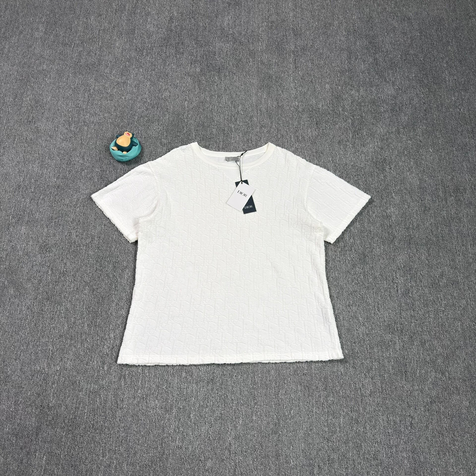 Dior White Monogram Towel Tee