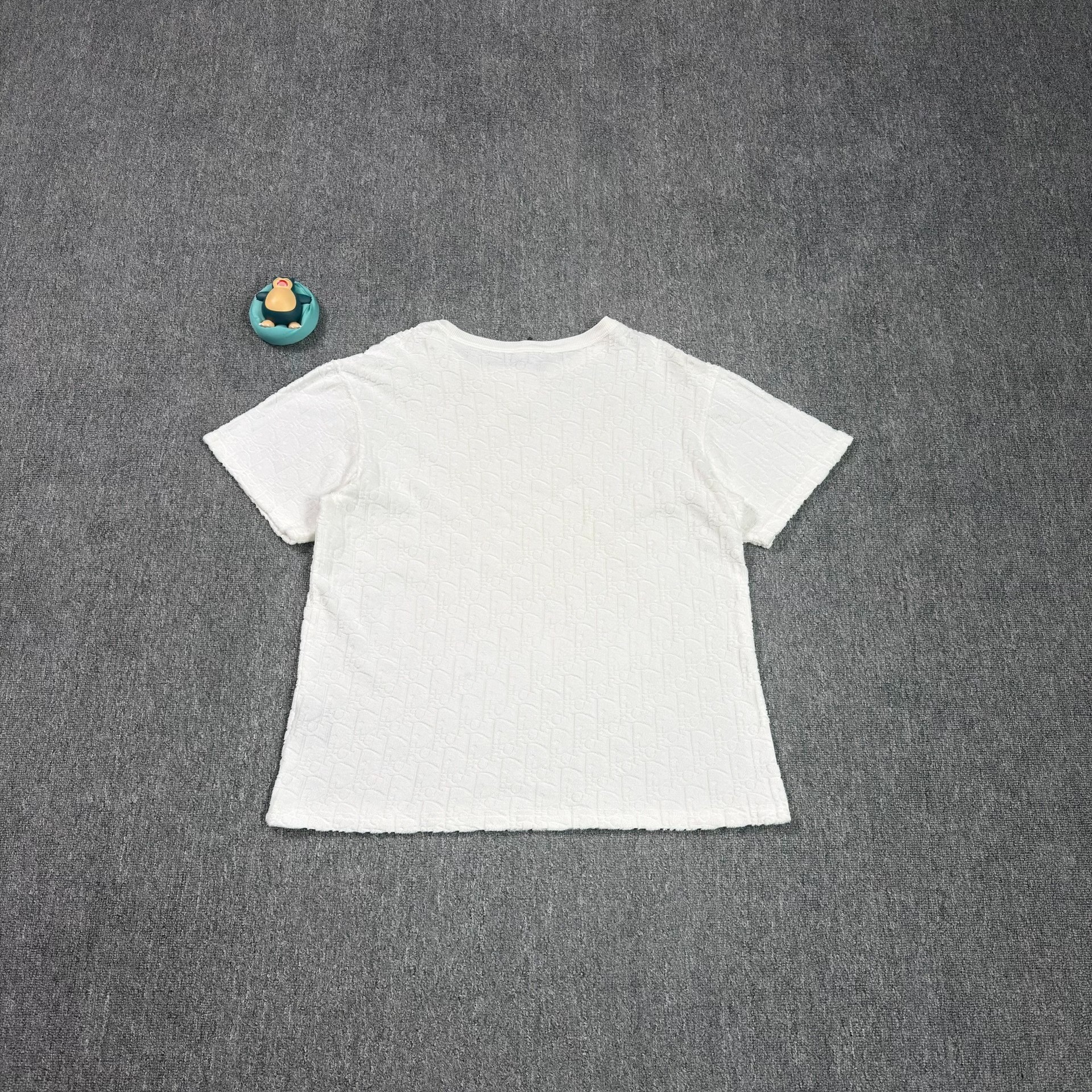 Dior White Monogram Towel Tee — front