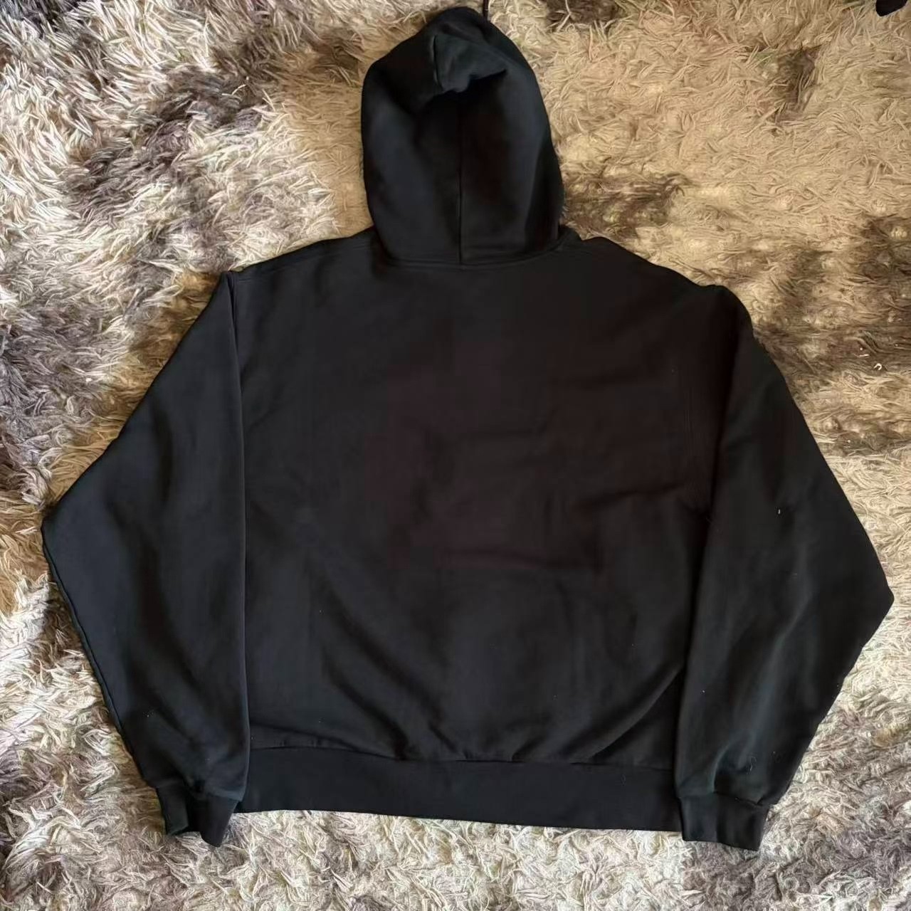 Balenciaga Black Zip-Up Hoodie — front