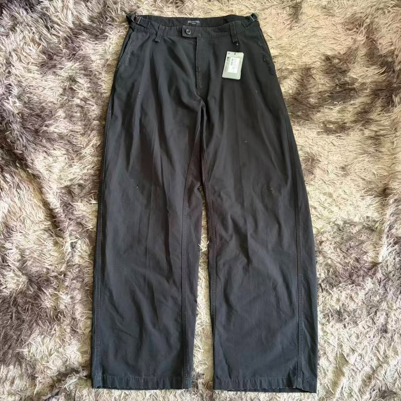Balenciaga Men’s Black Cargo Pants