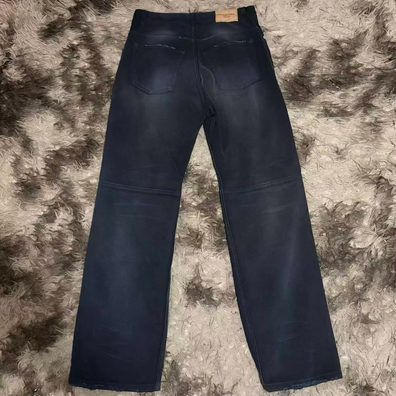 Balenciaga SS26 Wide-Leg Jeans — front