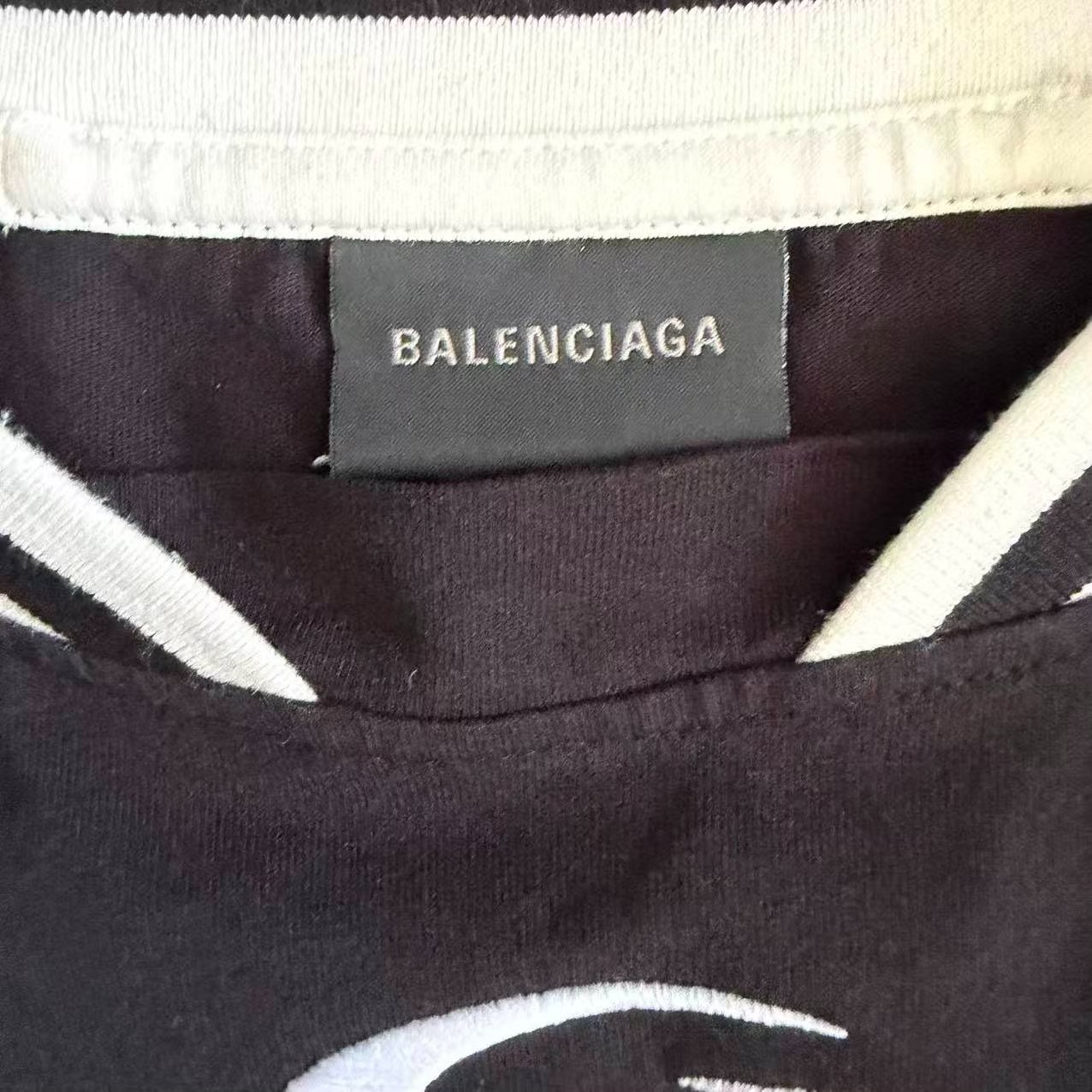 Balenciaga NBA Oversized Long Sleeve Jersey — detail