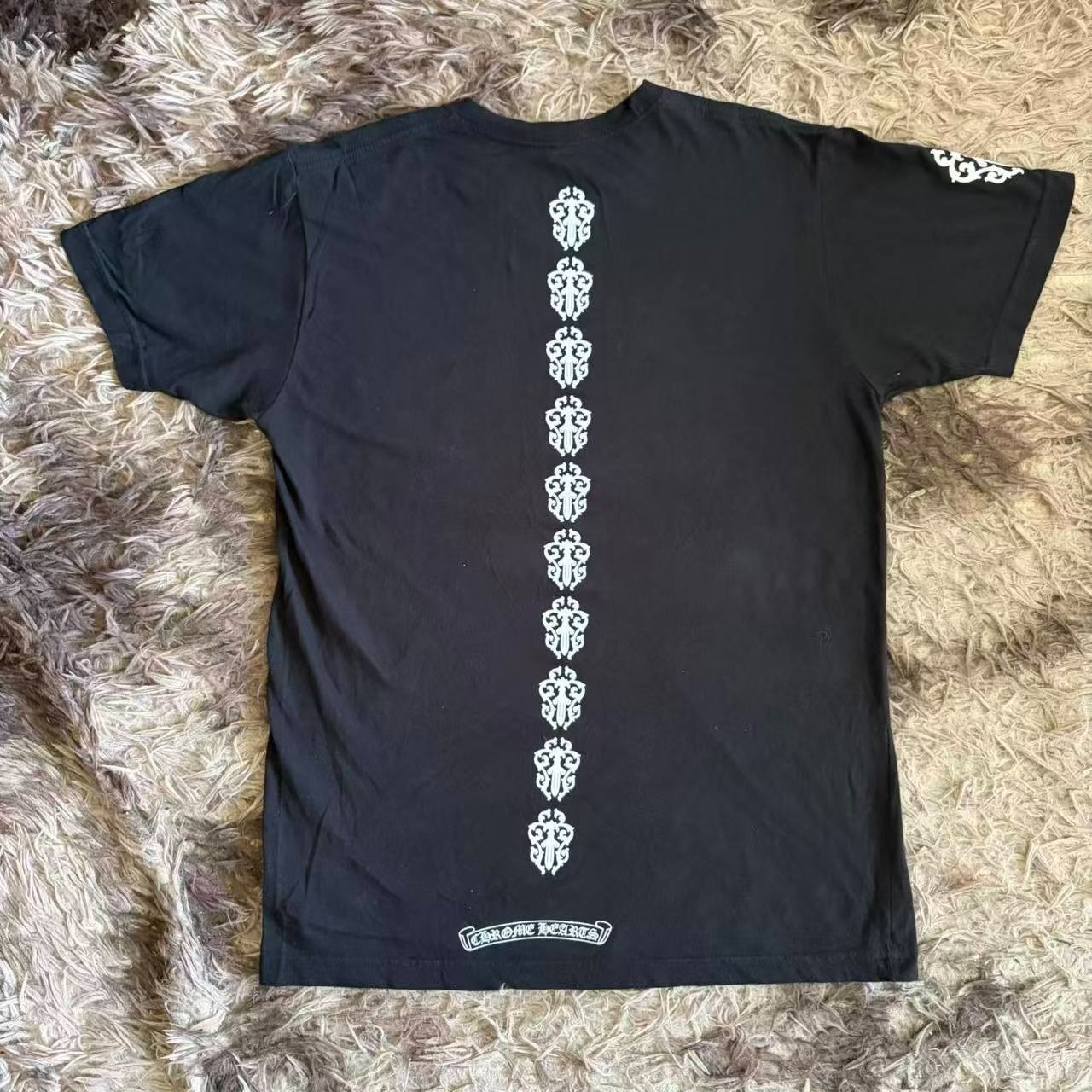 Chrome Hearts Black Short-Sleeve T-Shirt — detail