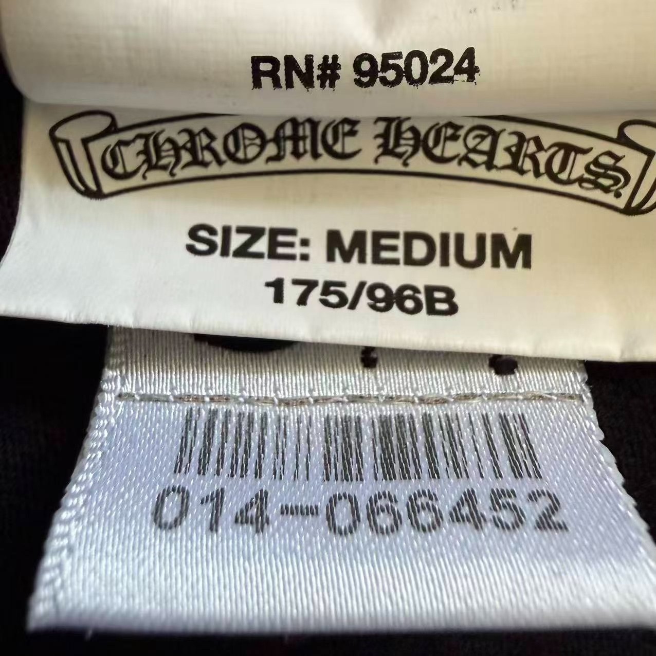 Chrome Hearts Black Short-Sleeve T-Shirt — label