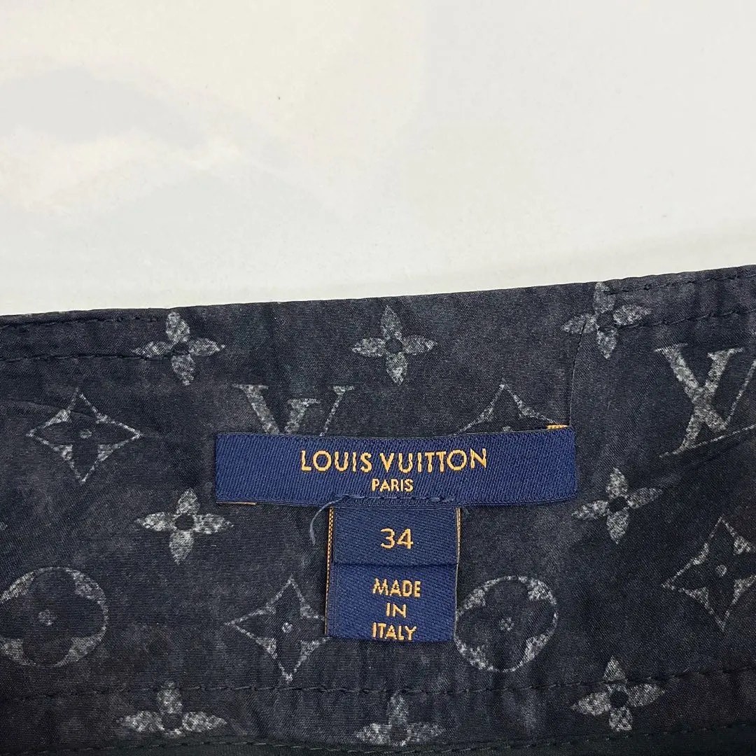 LV Monogram Cropped Cargo Pants — back