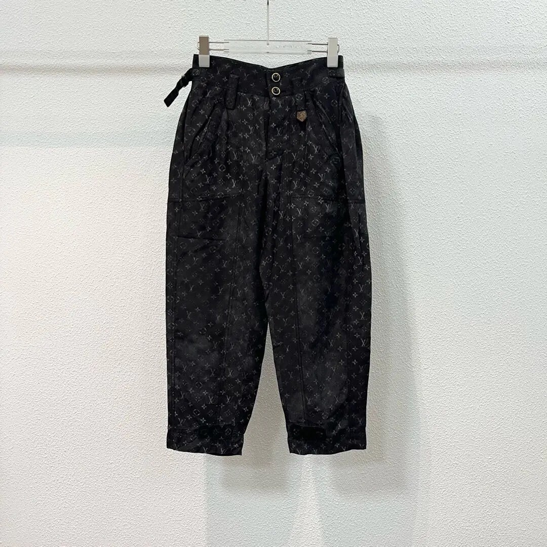 LV Monogram Cropped Cargo Pants